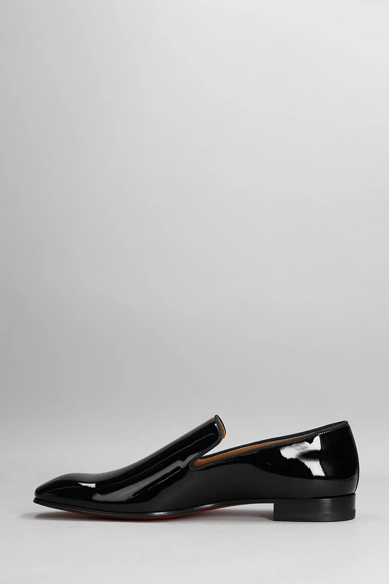 Dandelion flat Loafers in black patent leather - Image 3
