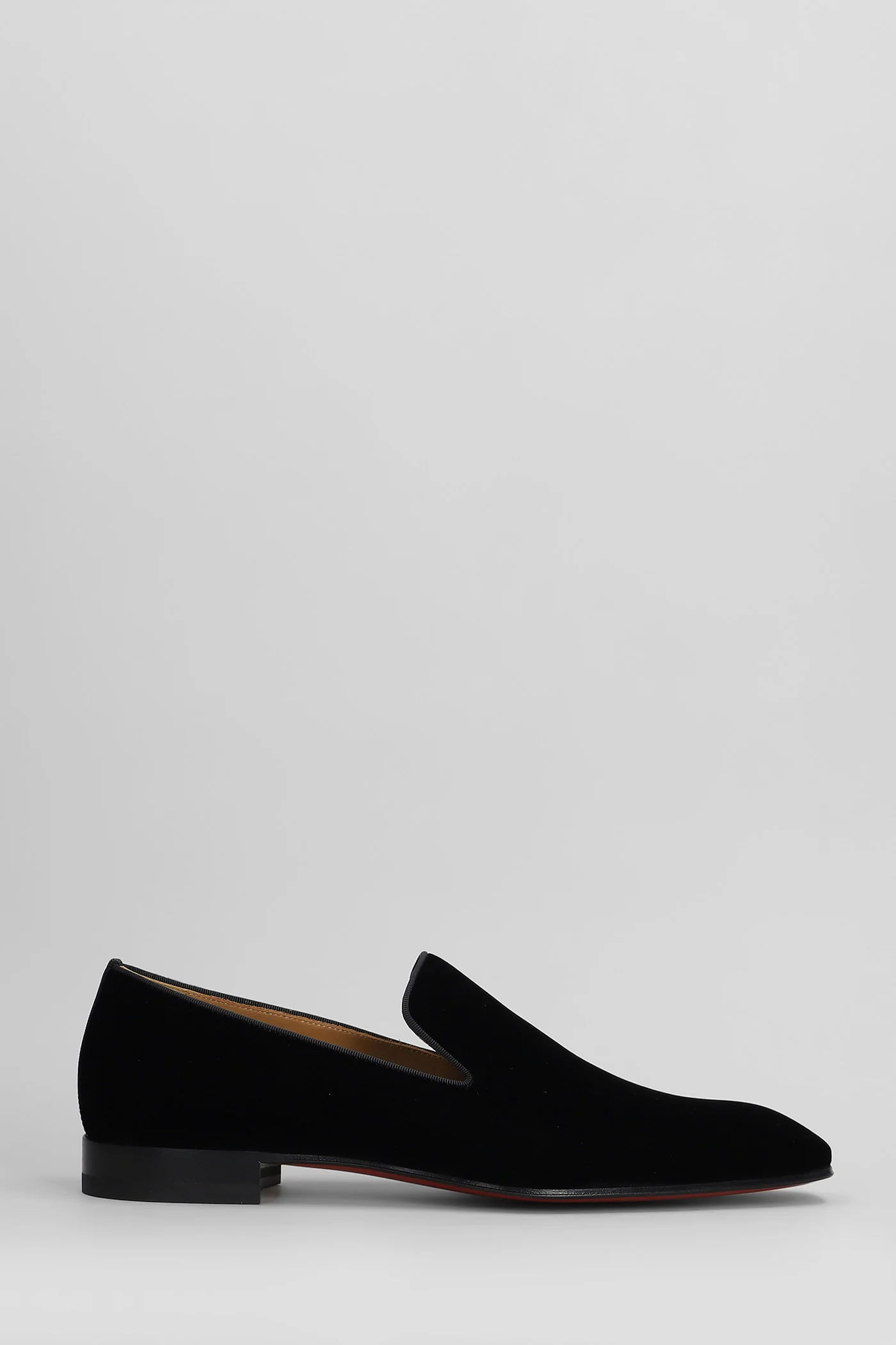 Dandelion Loafers in black velvet
