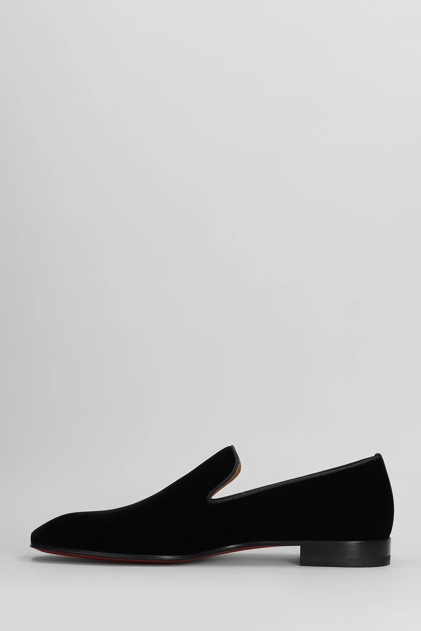 Dandelion Loafers in black velvet - Image 3