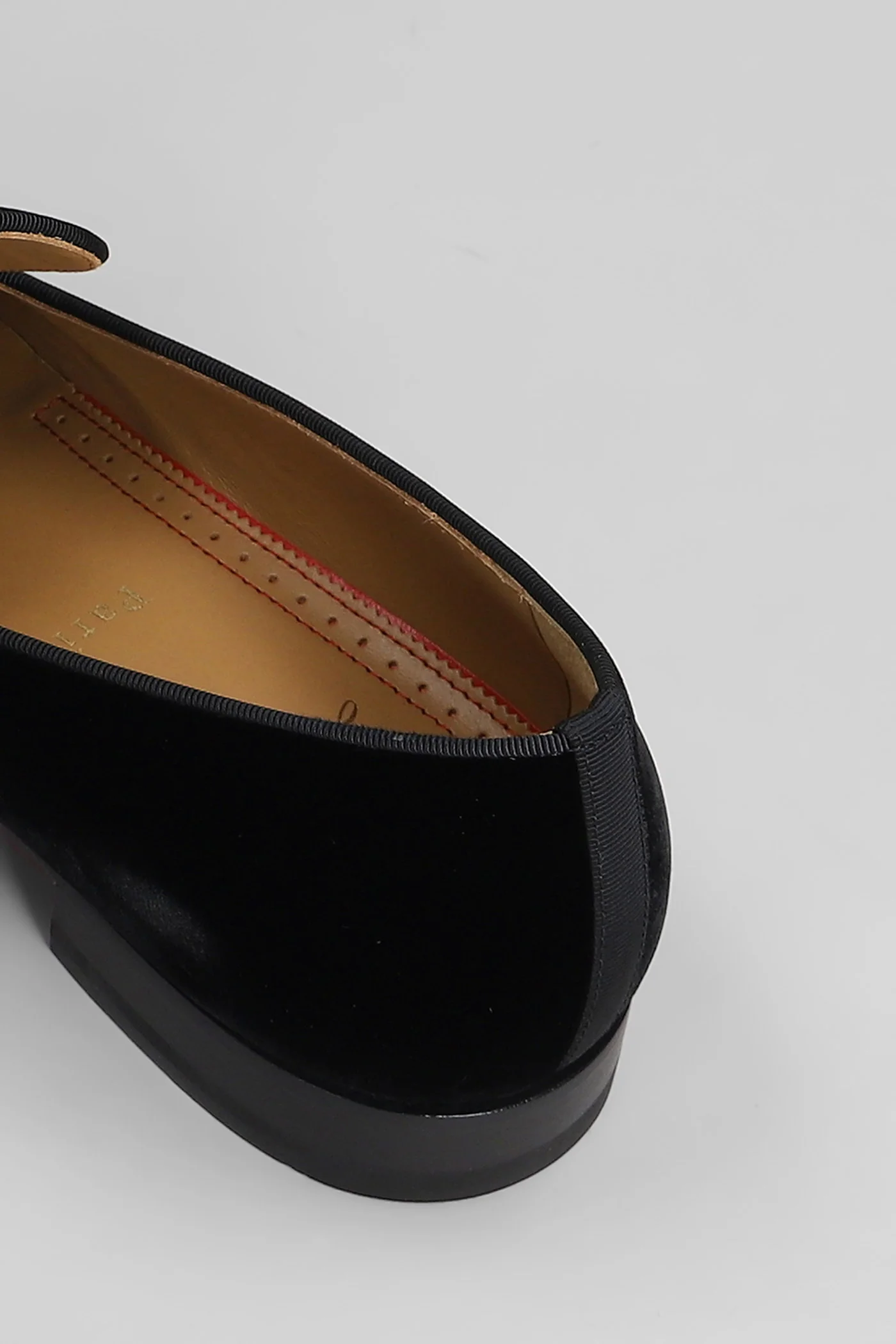 Dandelion Loafers in black velvet - Image 5