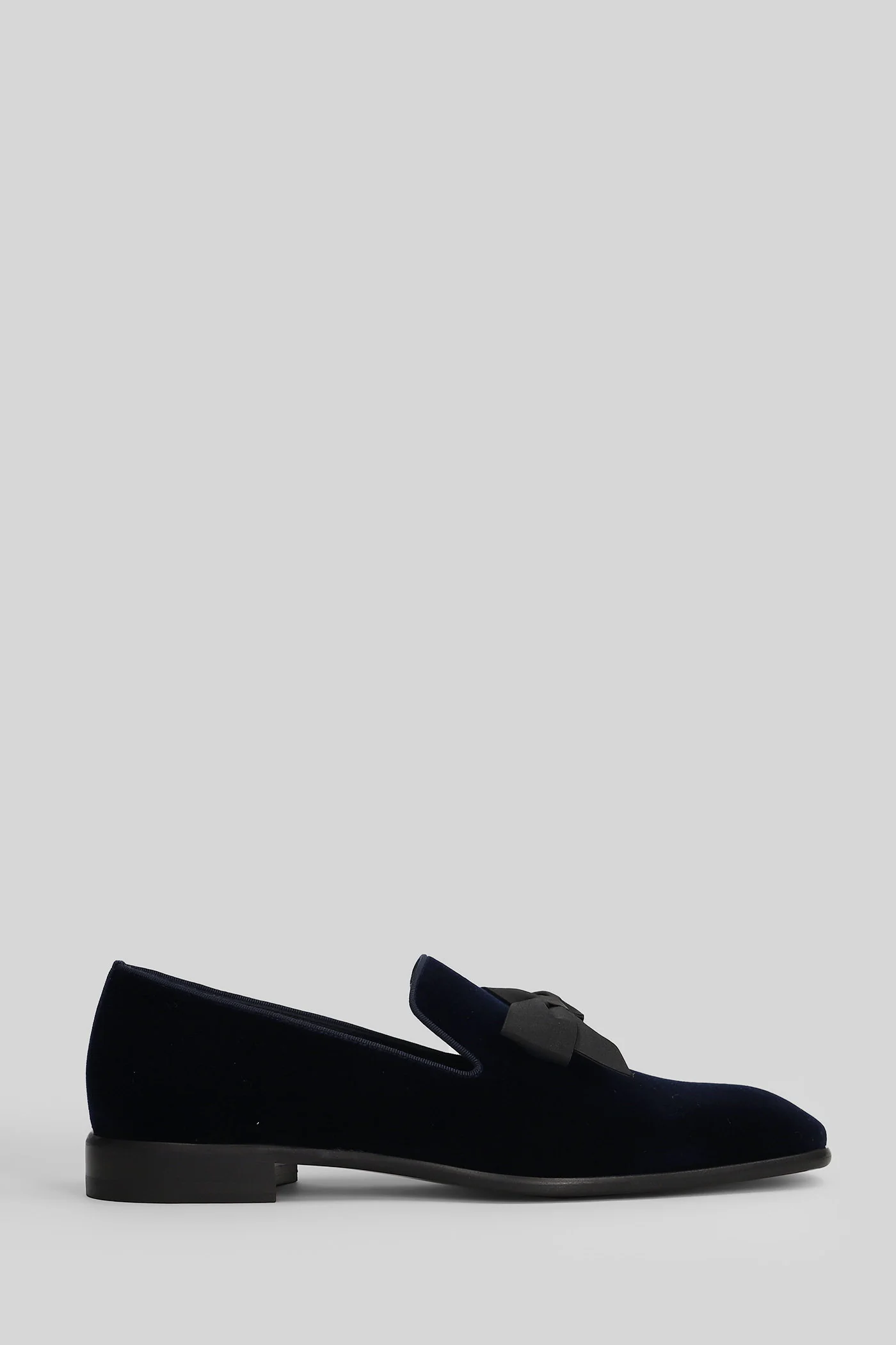 December first Loafers in black silk