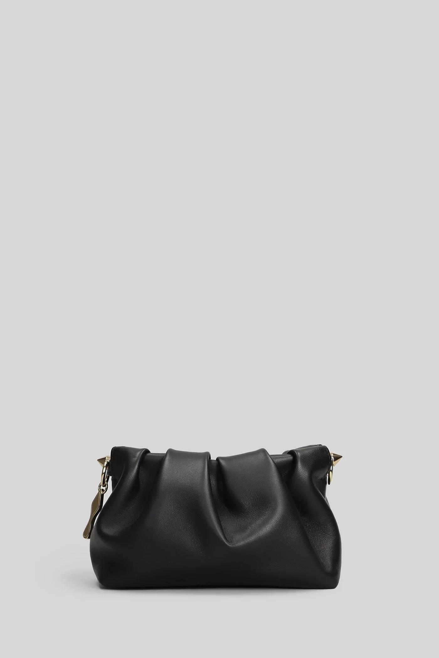 Eva mini Shoulder bag in black leather - Image 3