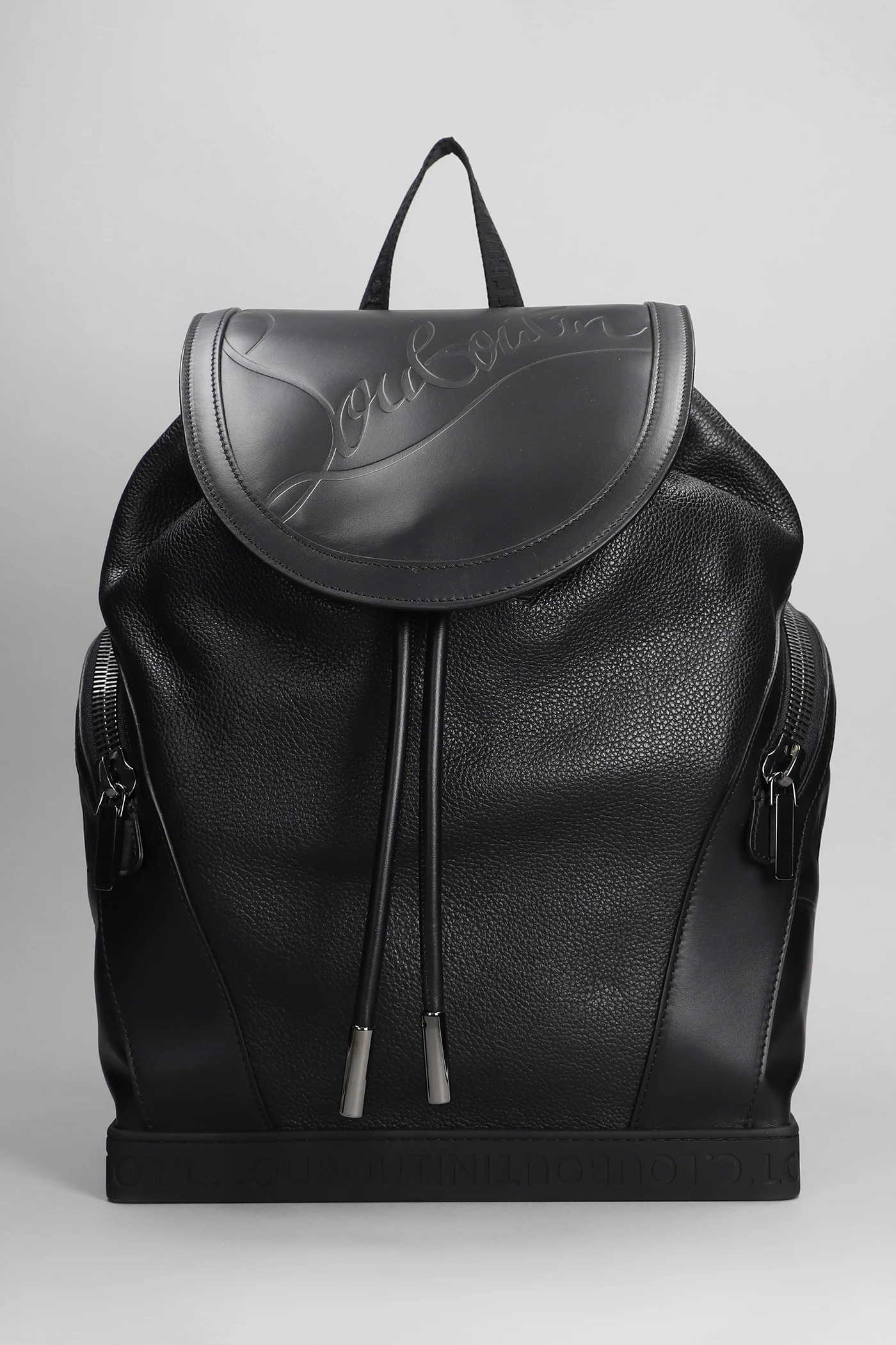 Explorafunk s Backpack in black leather