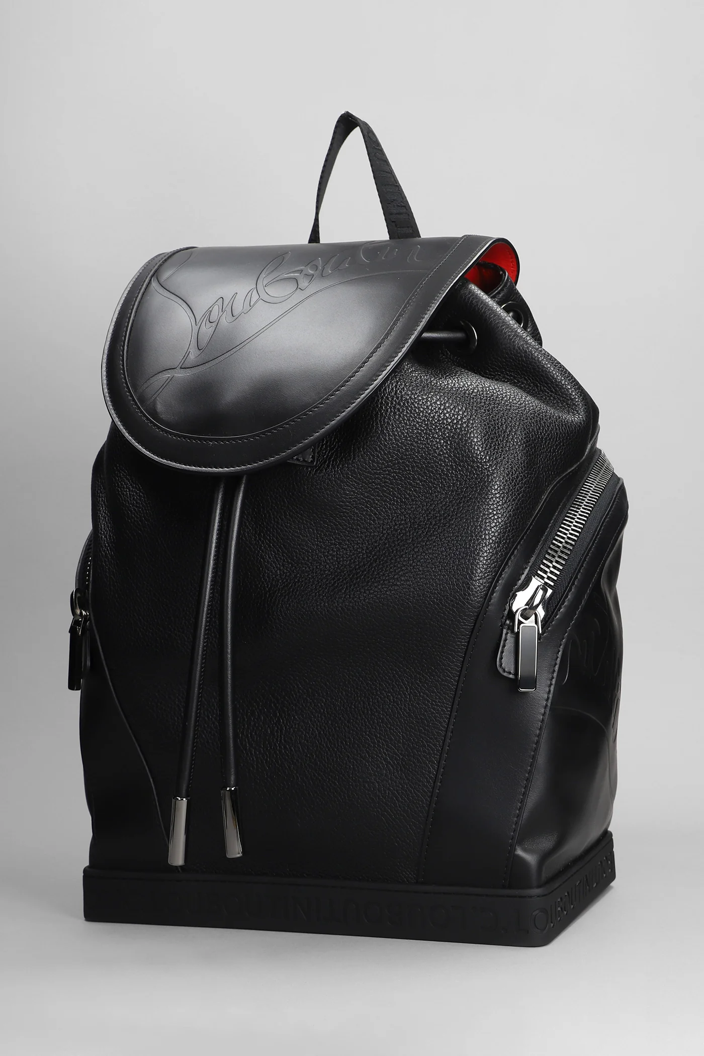 Explorafunk s Backpack in black leather - Image 2