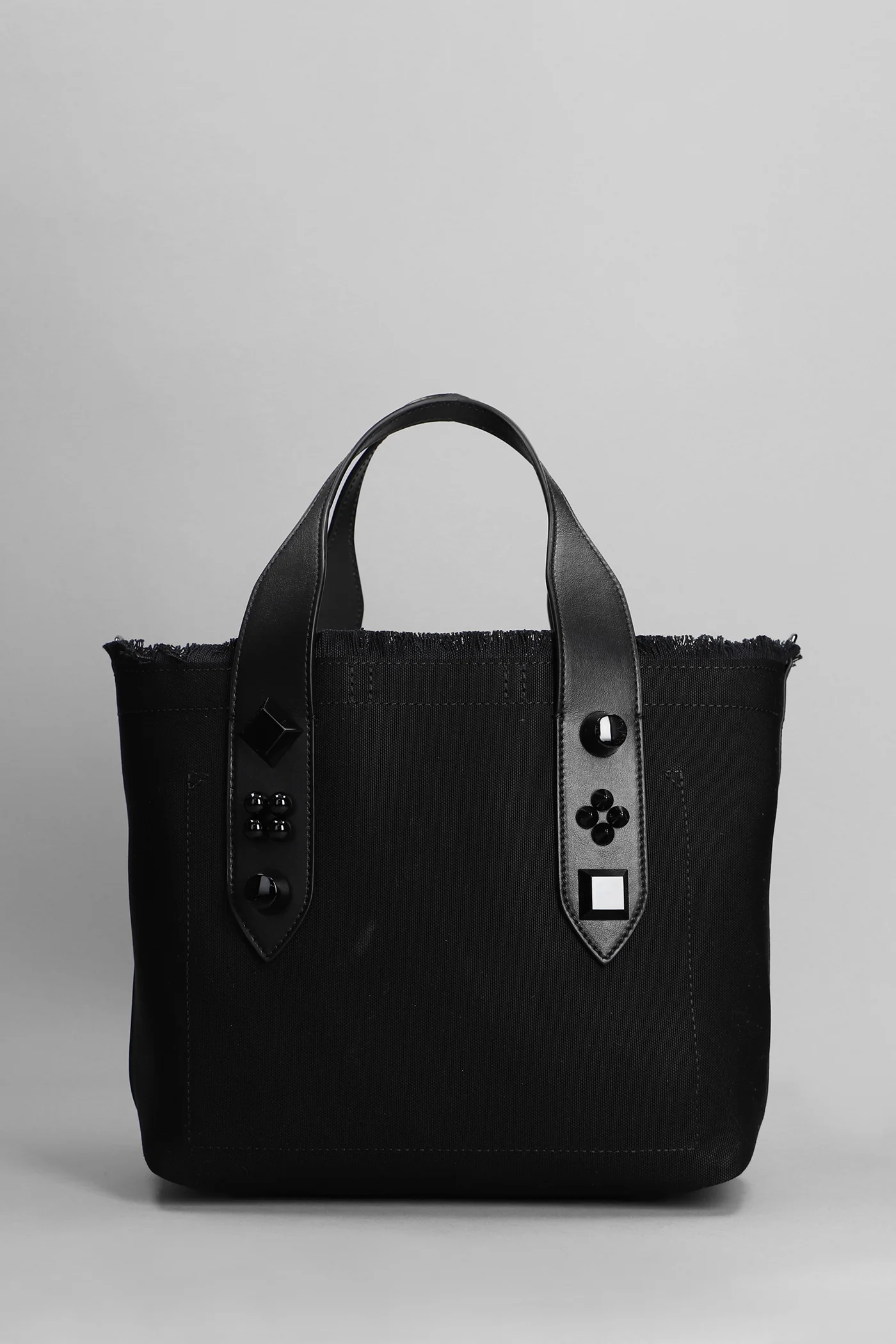 Frangibus Tote in black cotton - Image 3