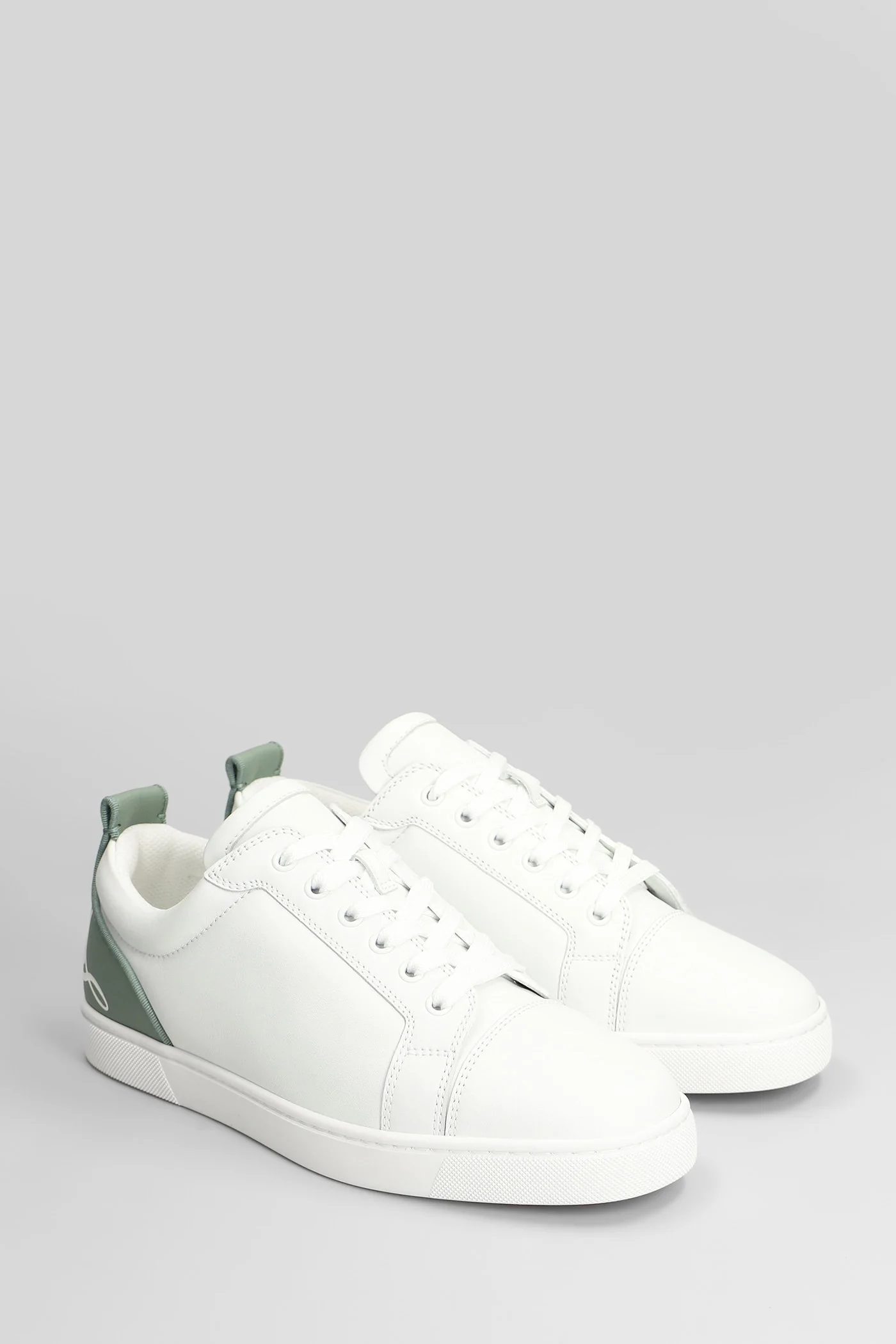 Fun louis junior Sneakers in white leather - Image 2
