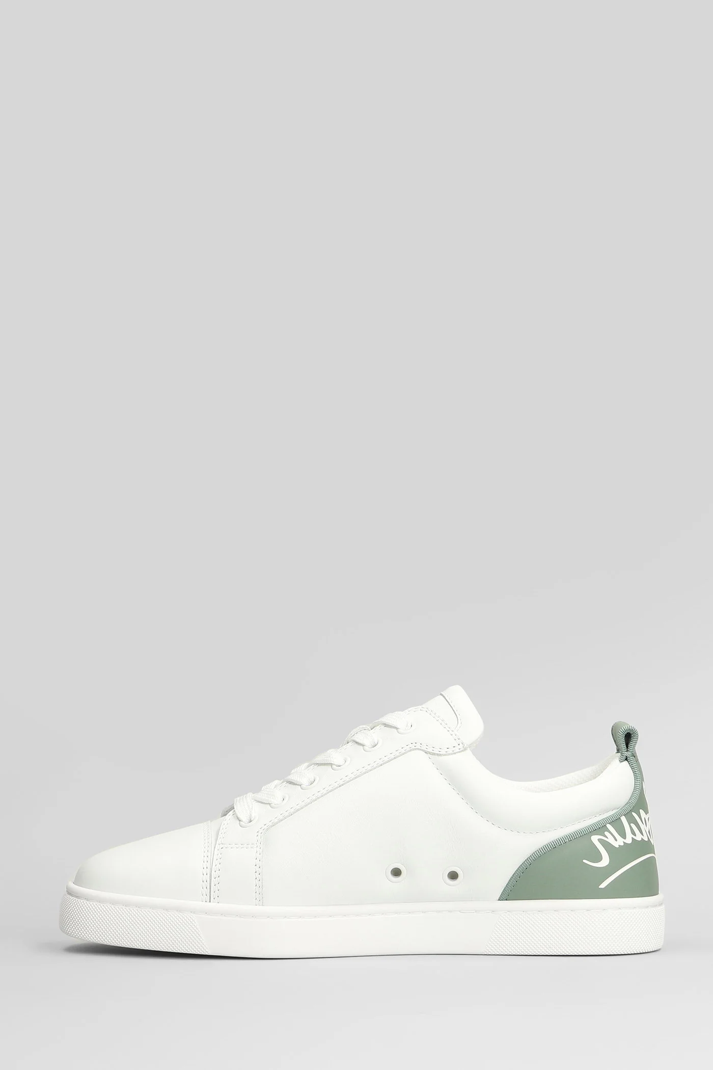 Fun louis junior Sneakers in white leather - Image 3