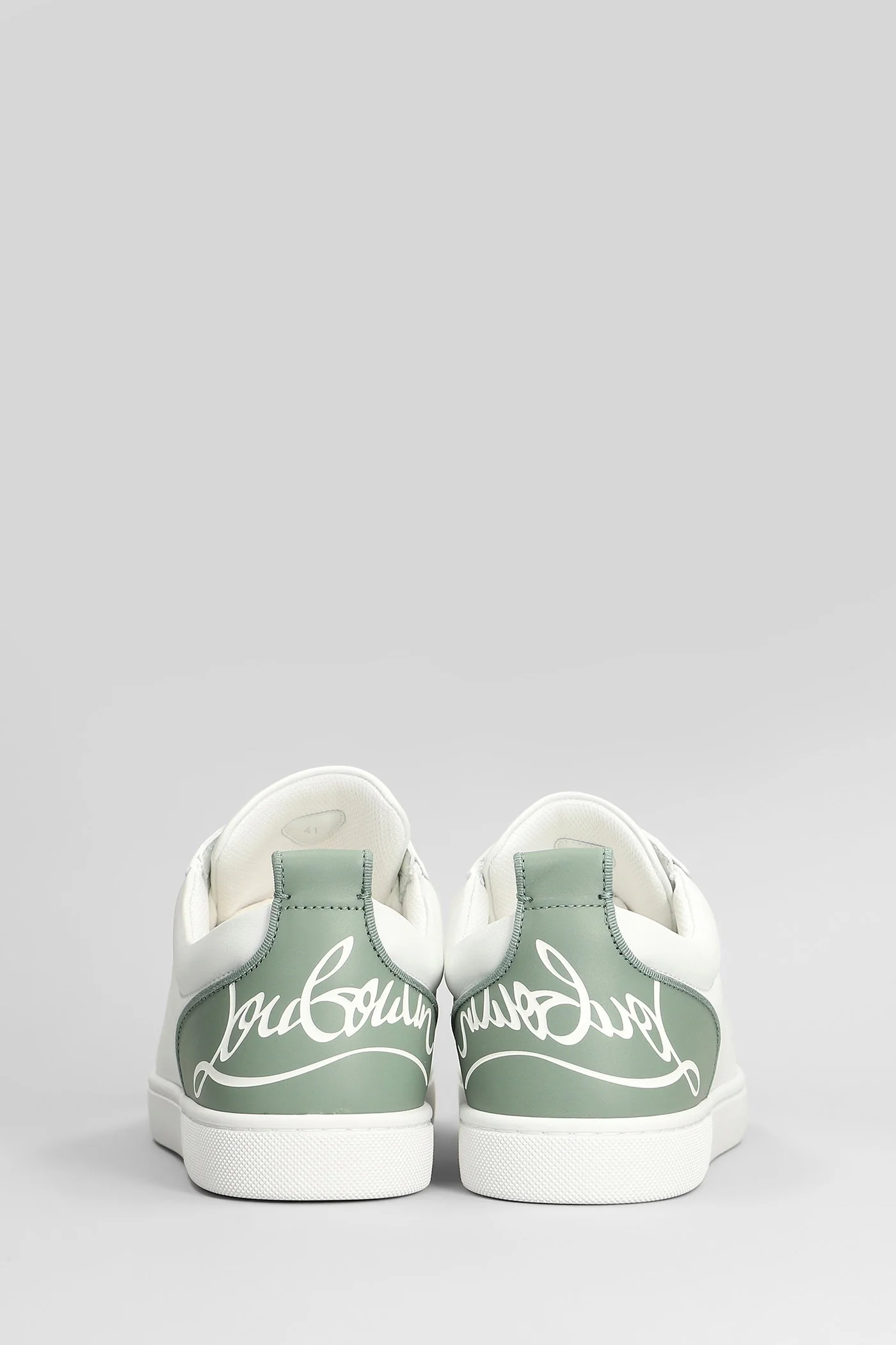 Fun louis junior Sneakers in white leather - Image 4