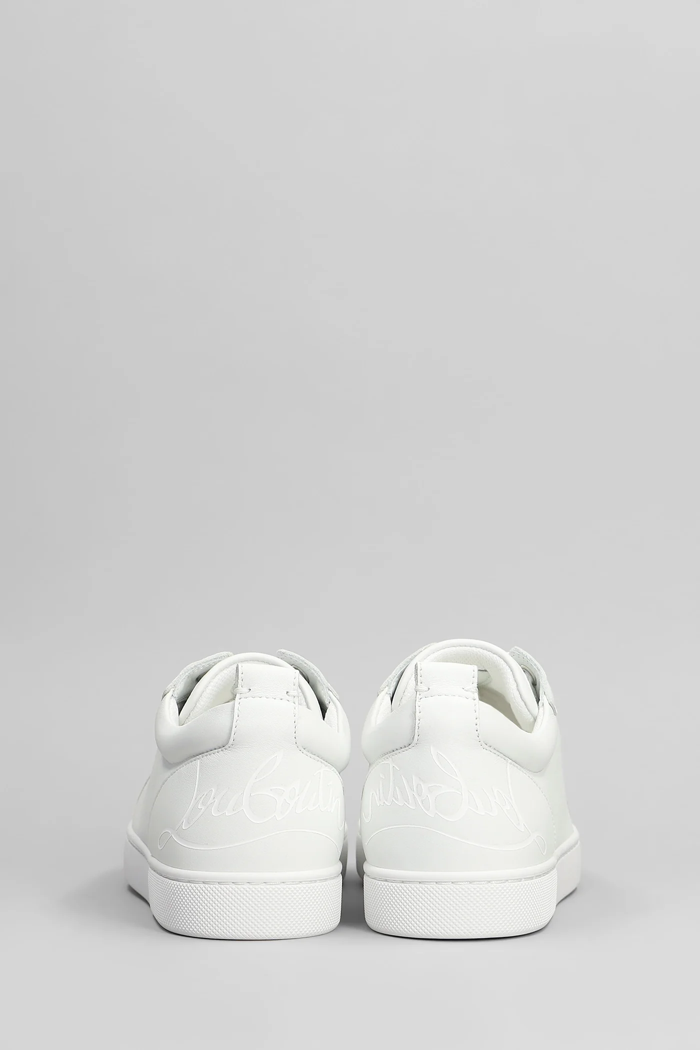 Fun louise junior Sneakers in white leather - Image 4