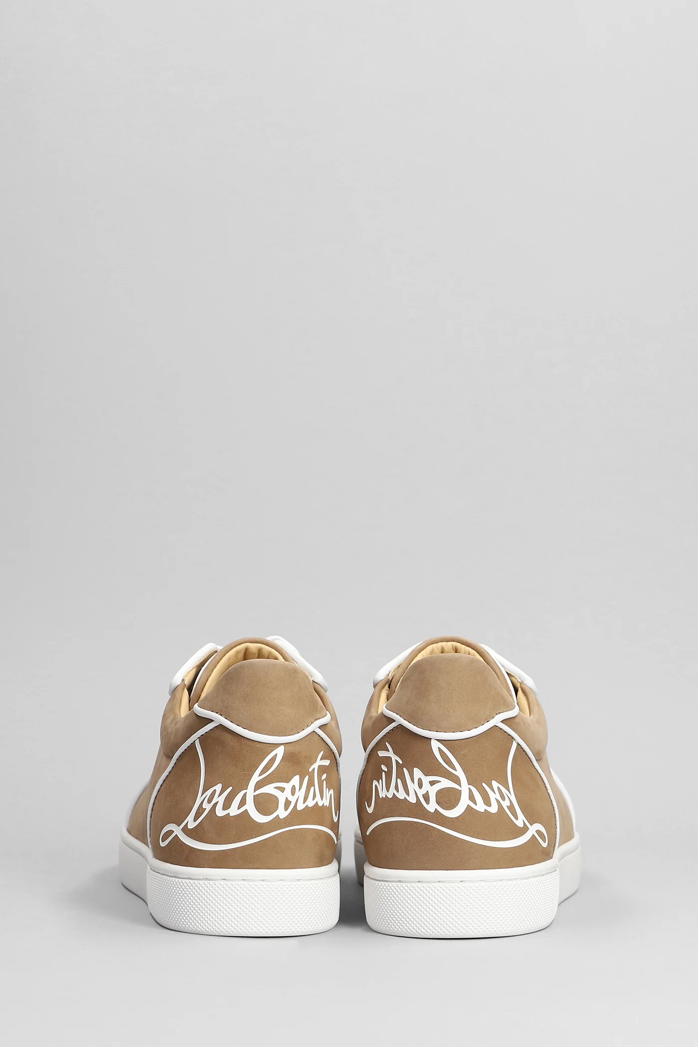 Fun vieira orlato Sneakers in brown leather - Image 4