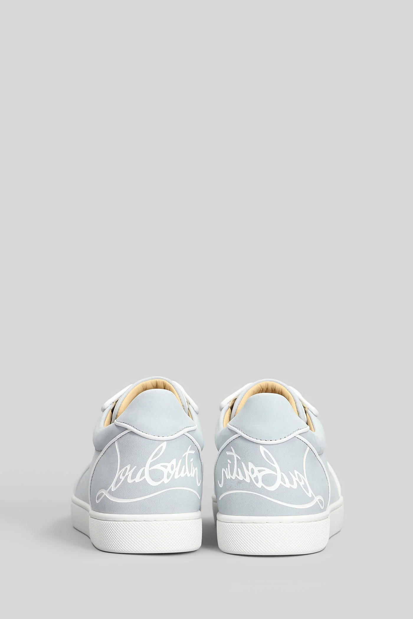 Fun vieira orlato Sneakers in cyan leather - Image 4