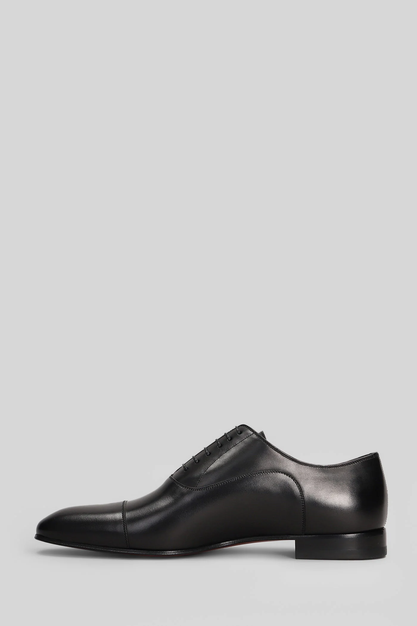 Greggo Lace up shoes in black leather - Image 3