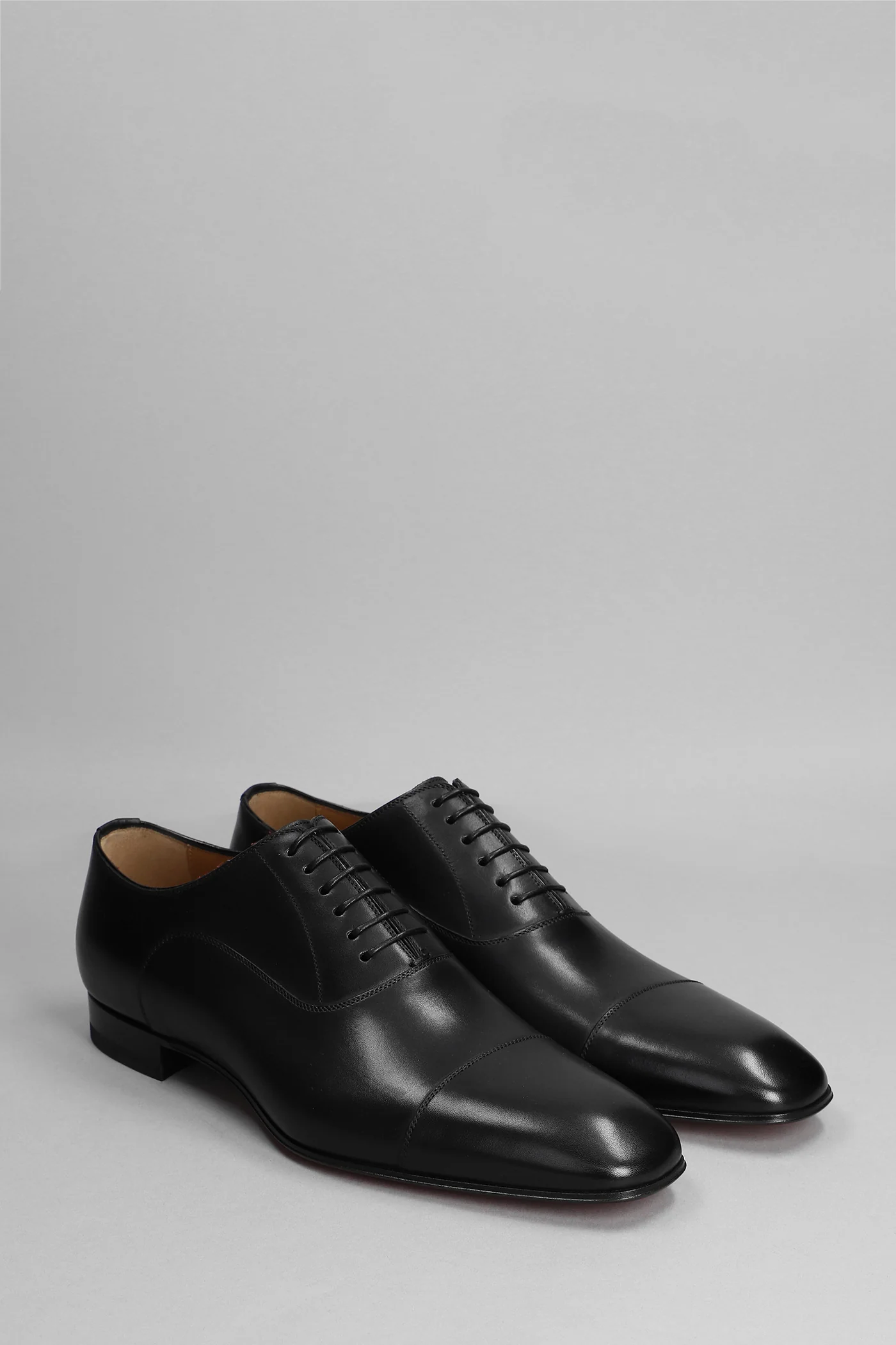 Greggo Lace up shoes in black leather - Image 2