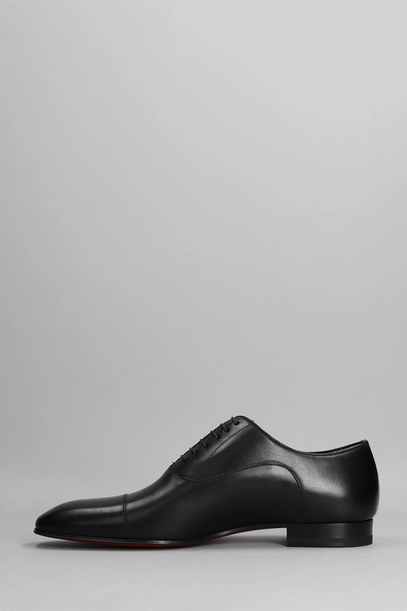 Greggo Lace up shoes in black leather - Image 3
