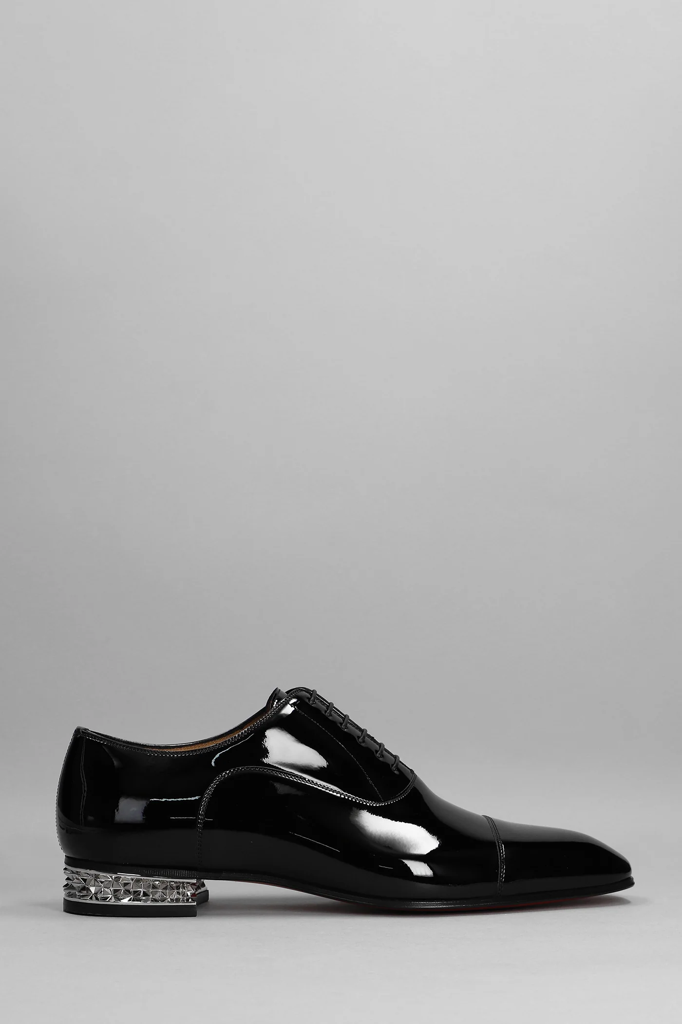Greggyrocks Lace up shoes in black patent leather