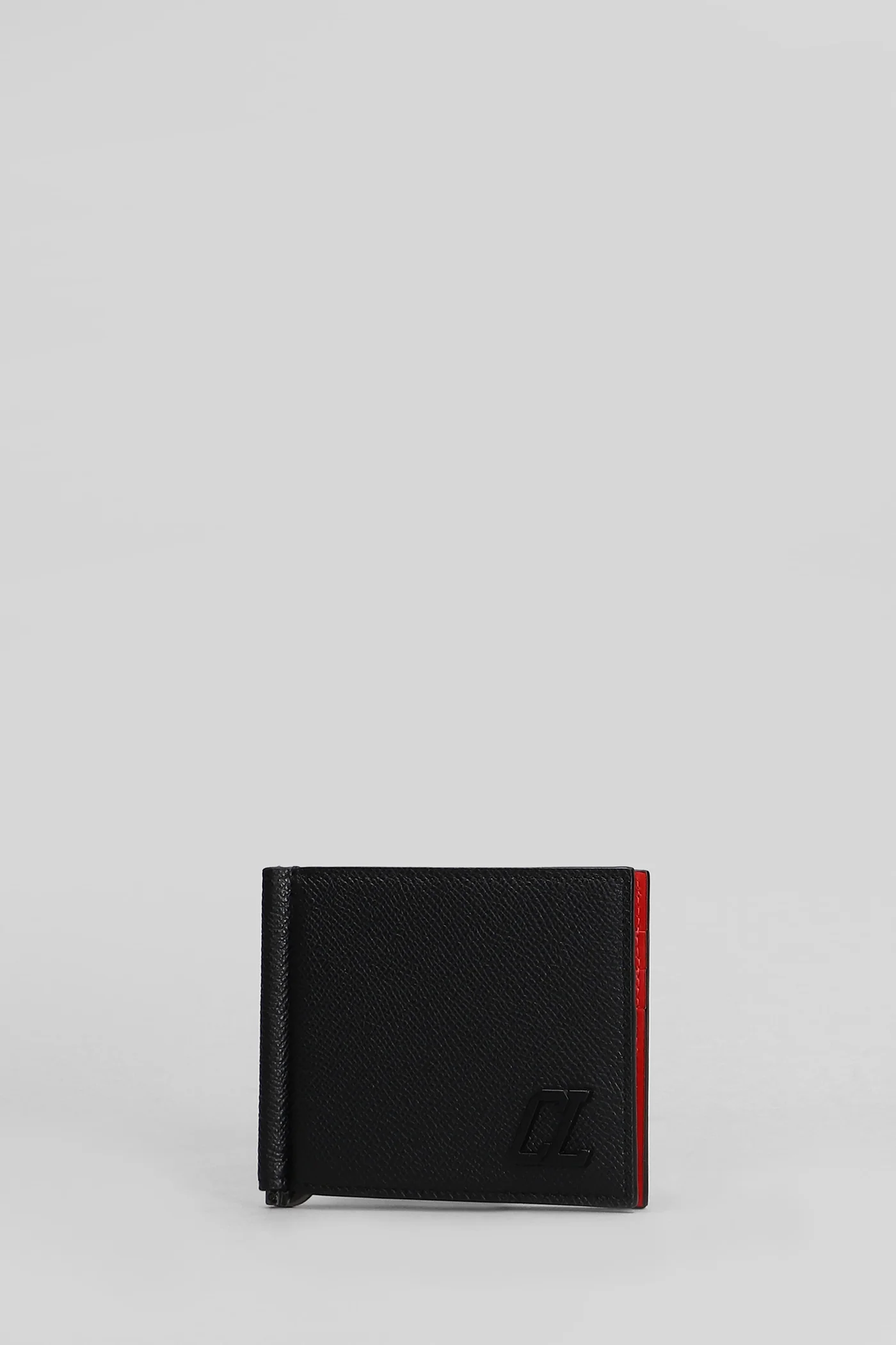 Groovy money clip Wallet in black leather - Image 2