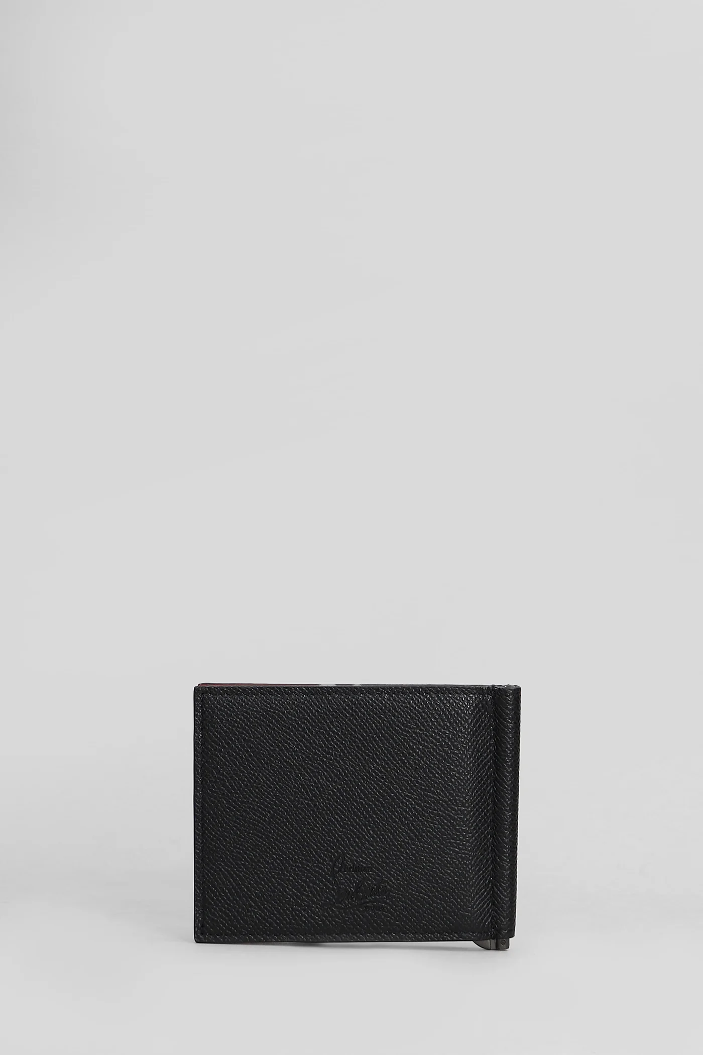 Groovy money clip Wallet in black leather - Image 3