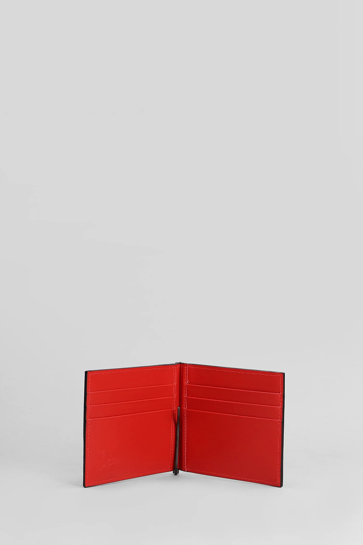Groovy money clip Wallet in black leather - Image 4