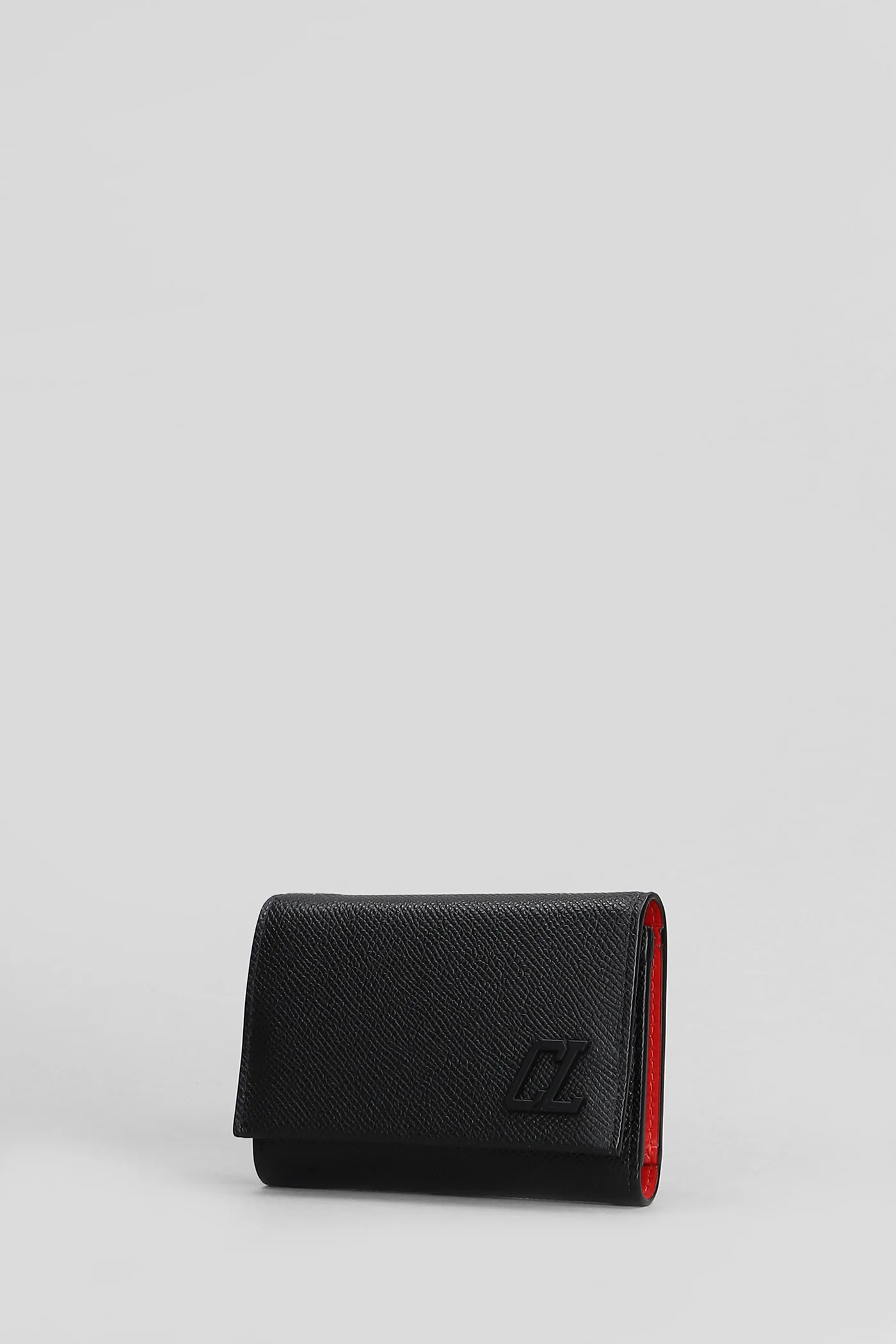 Groovy trifold Wallet in black leather - Image 2