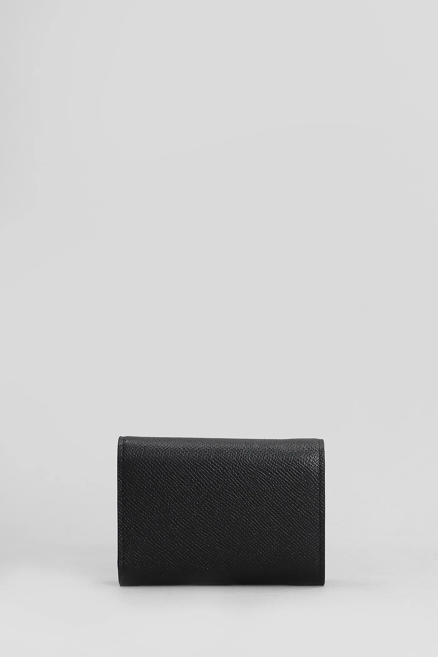 Groovy trifold Wallet in black leather - Image 3