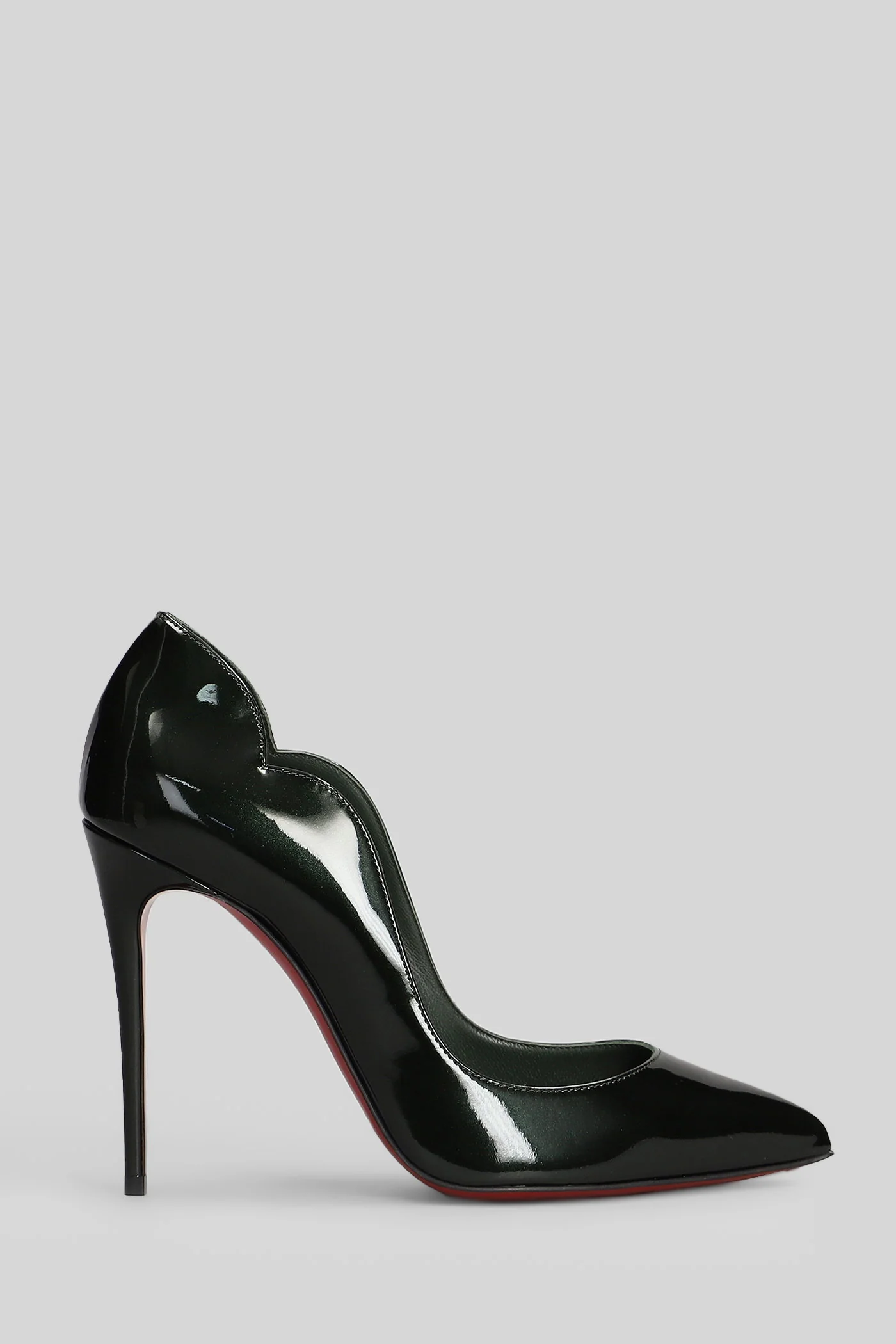 Hot chick 100 Pumps in green patent leather