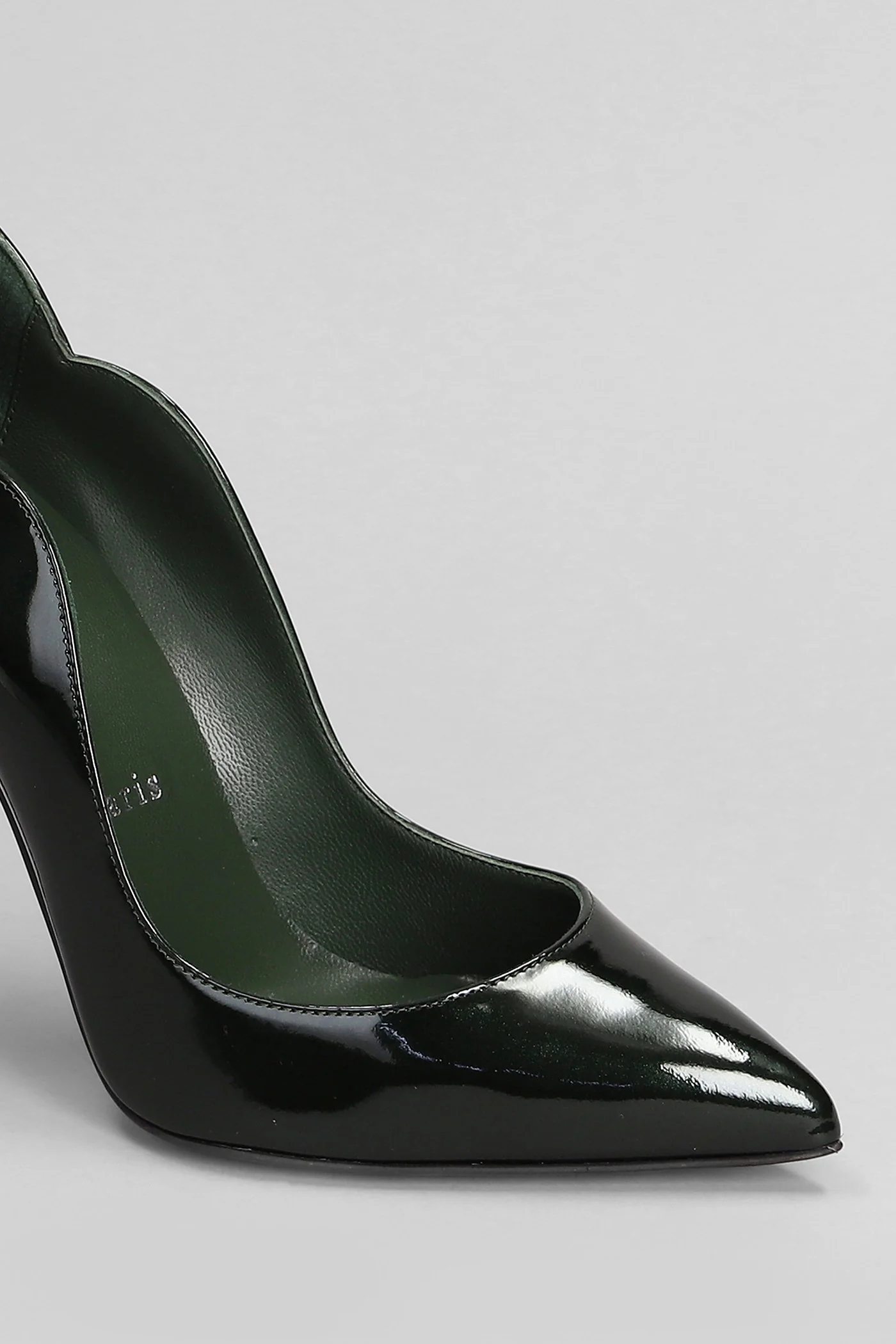 Hot chick 100 Pumps in green patent leather - Image 5