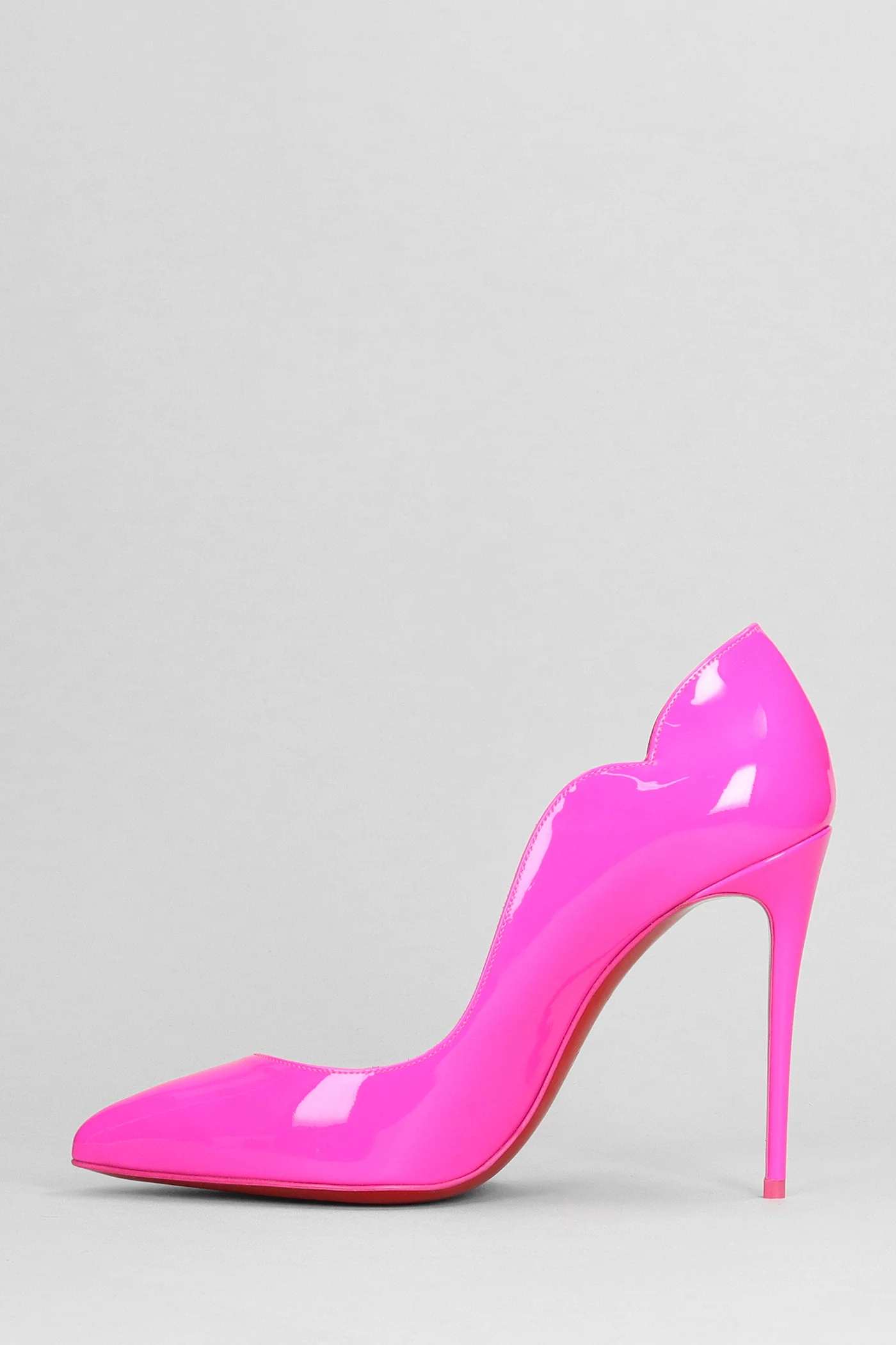 Hot chick sling 100 Pumps in fuxia patent leather - Image 3