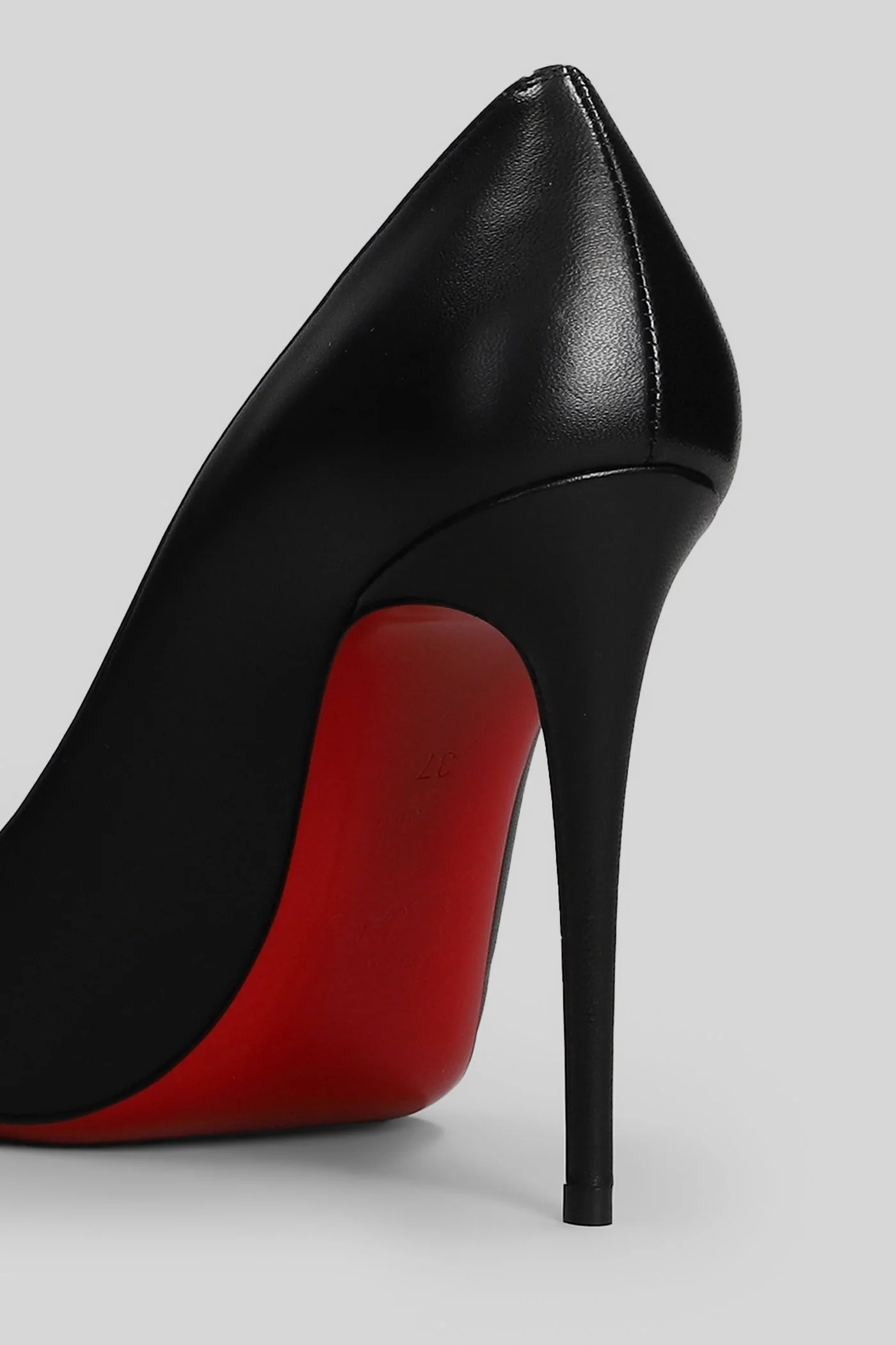 Kate 100 Pumps in black leather - Image 5