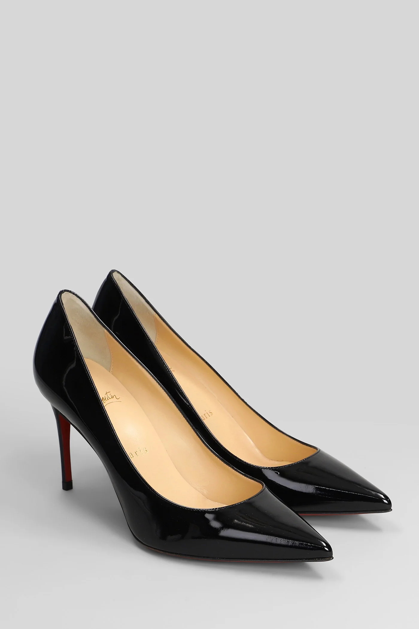 Kate 85 Pumps in black patent leather - Image 2