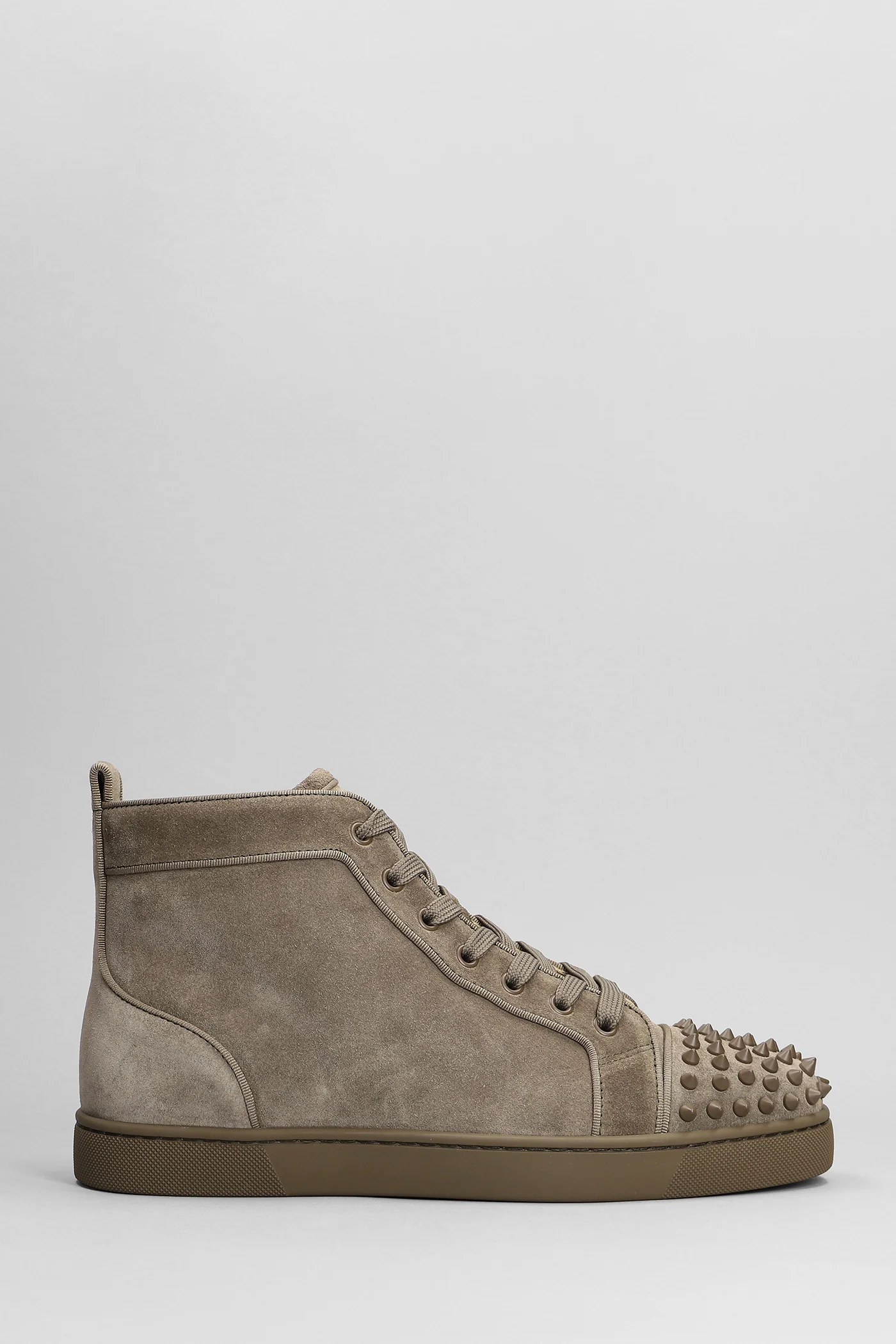 Lou spikes orlato Sneakers in brown suede