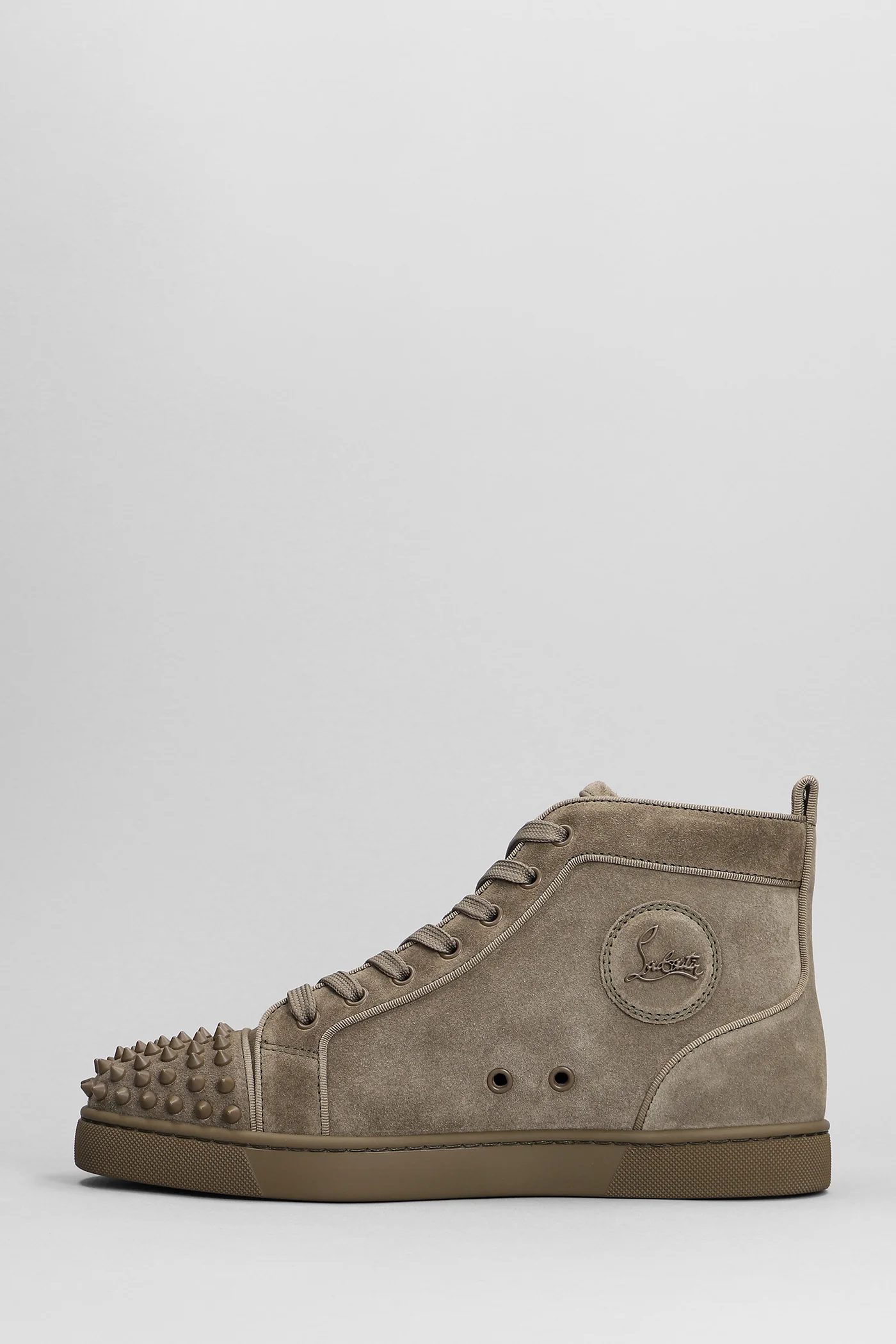 Lou spikes orlato Sneakers in brown suede - Image 3