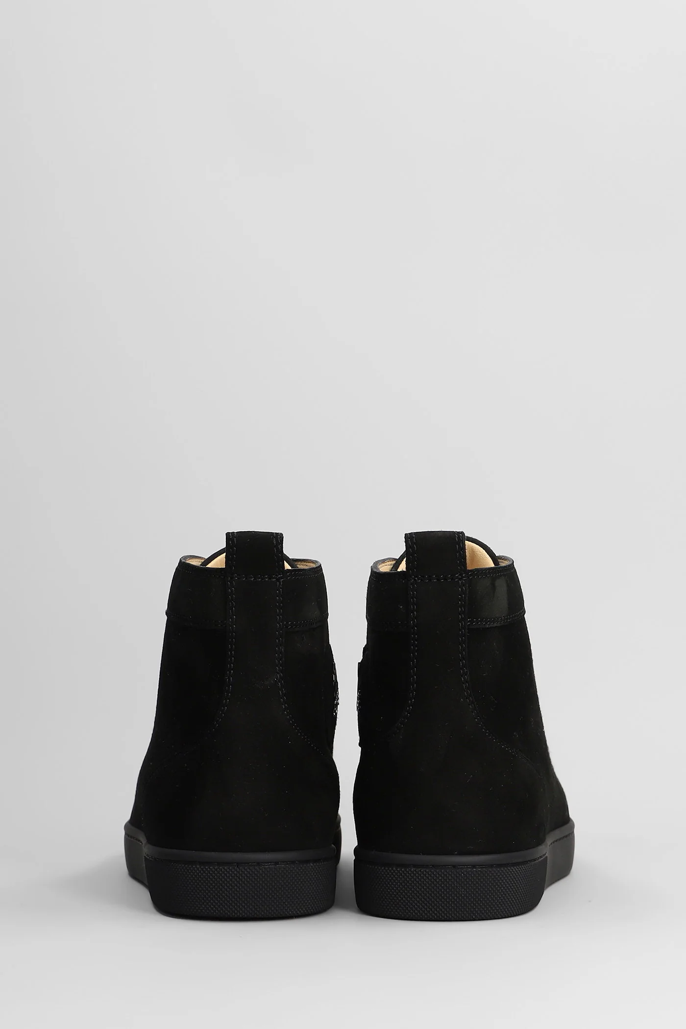 Lou Spikes Sneakers in black suede - Image 4