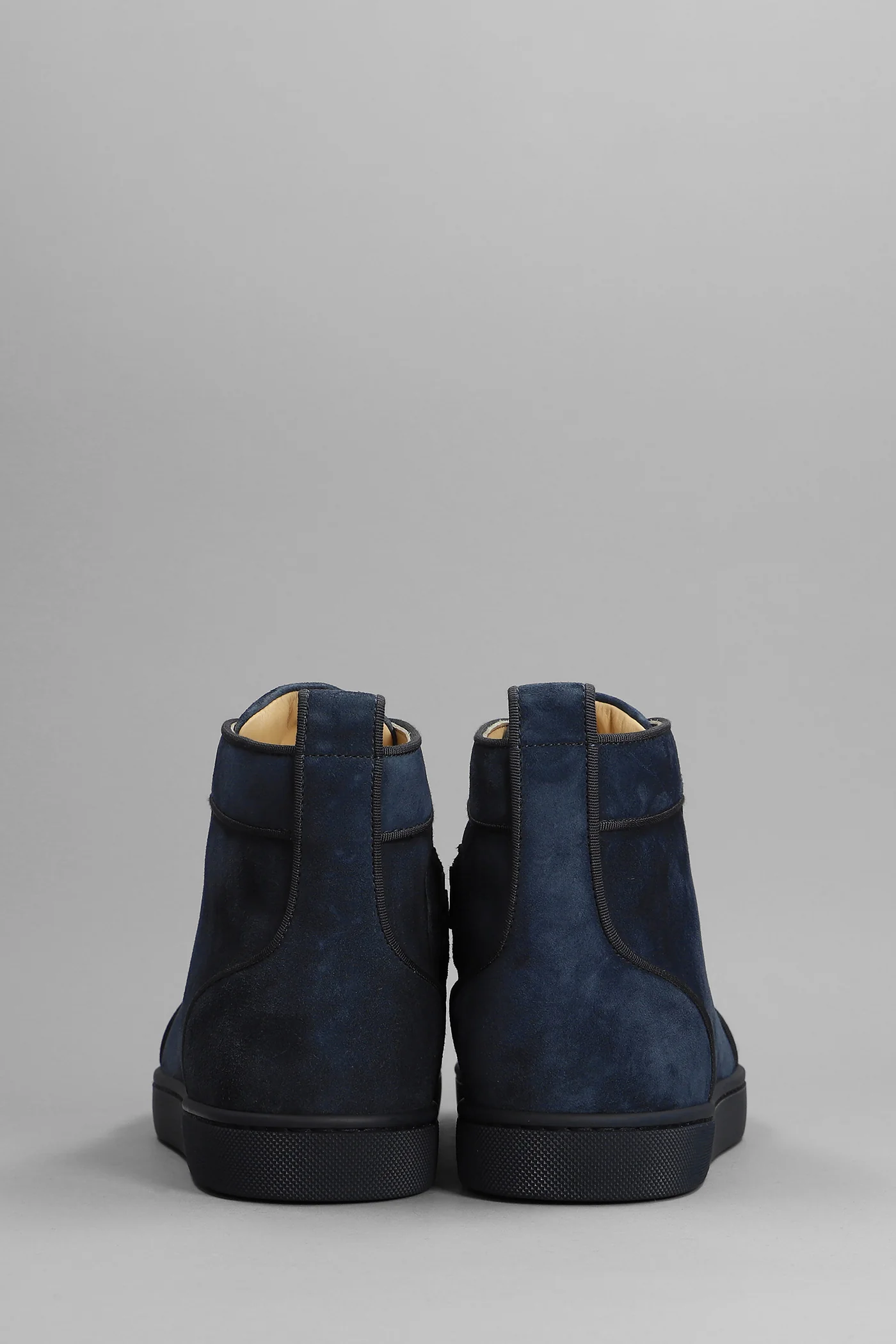 Lou spikes Sneakers in blue suede - Image 3