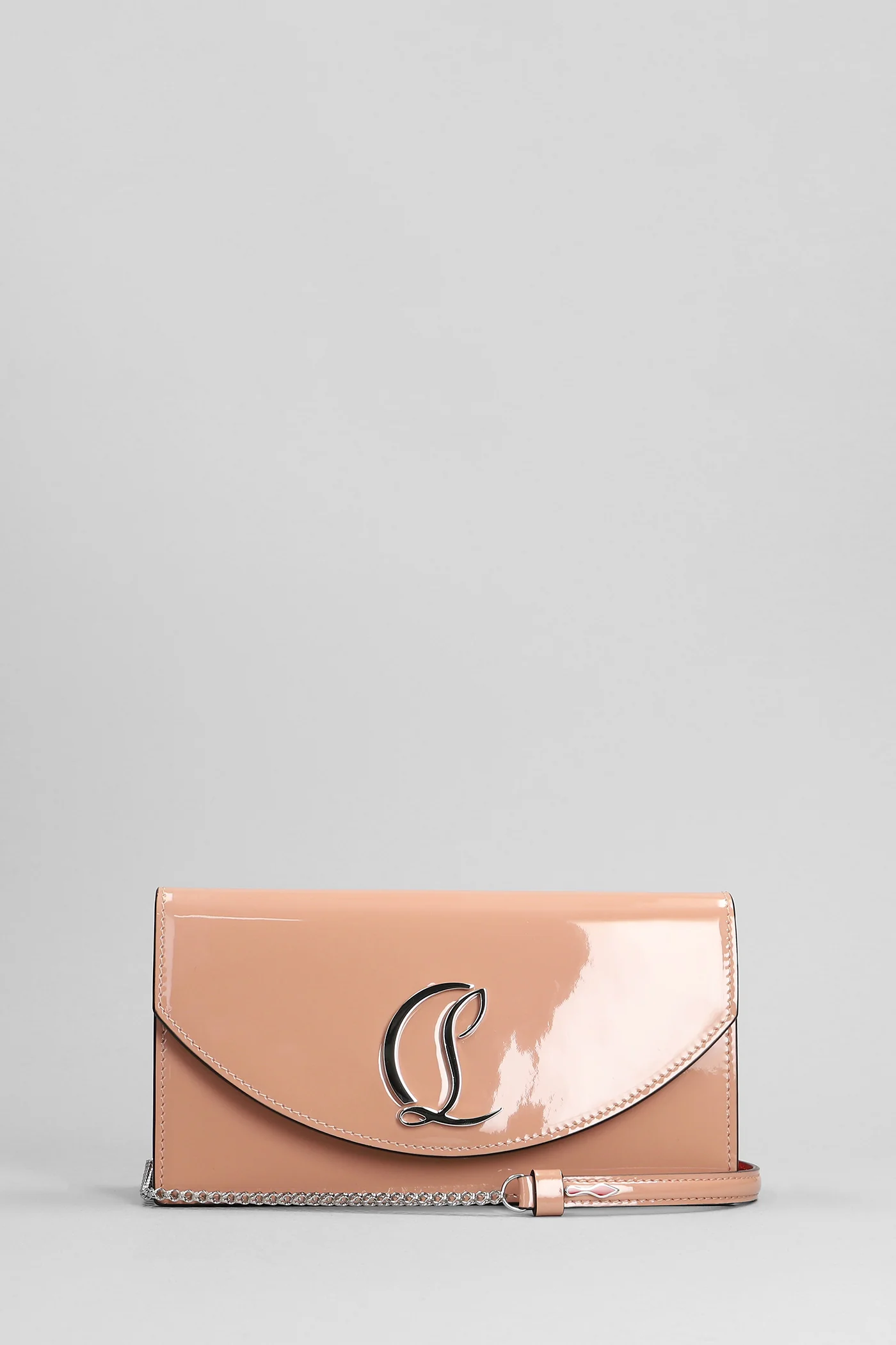 Loubi54 Shoulder bag in powder leather