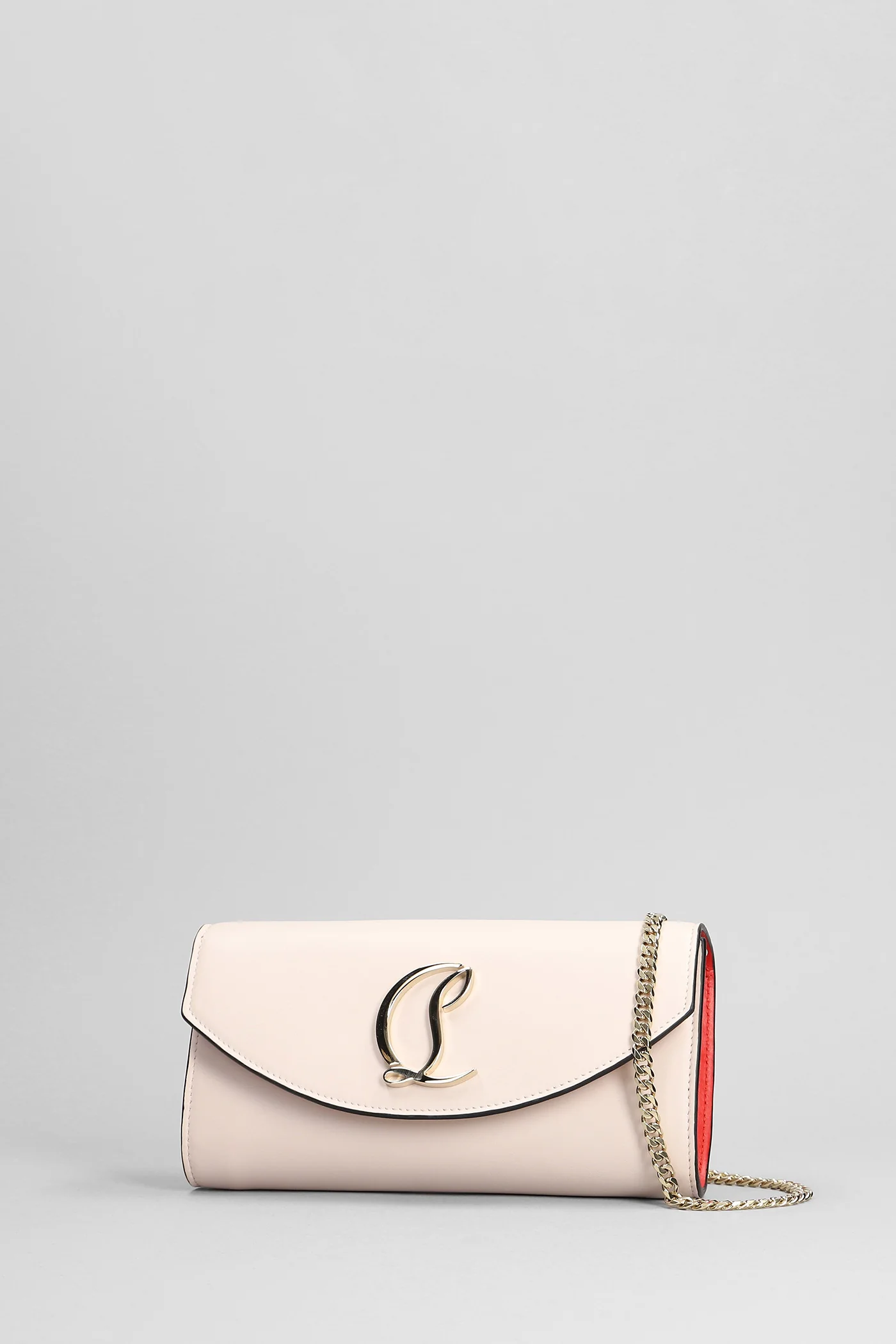 Loubi54 Shoulder bag in rose-pink leather - Image 2