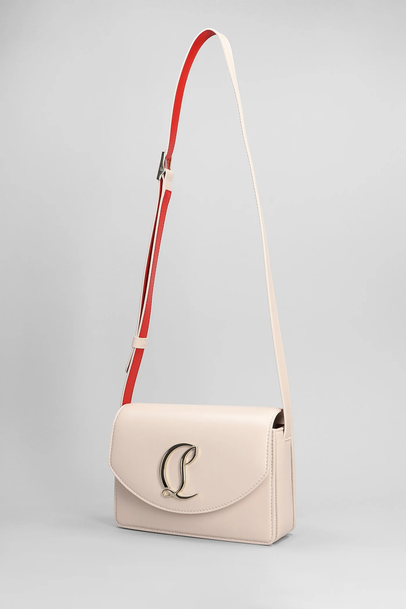 Loubi54 Shoulder bag in rose-pink leather - Image 2