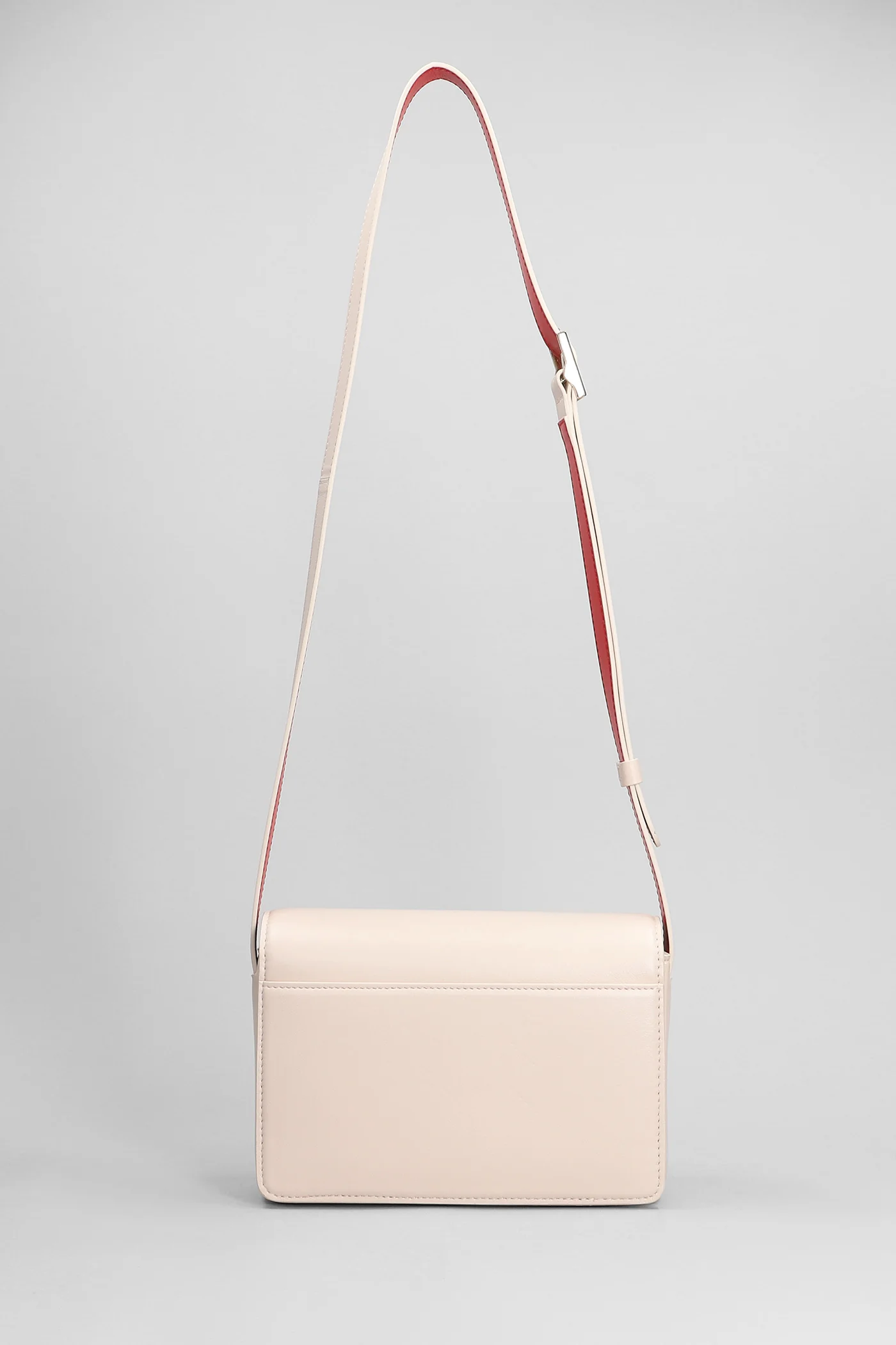 Loubi54 Shoulder bag in rose-pink leather - Image 3