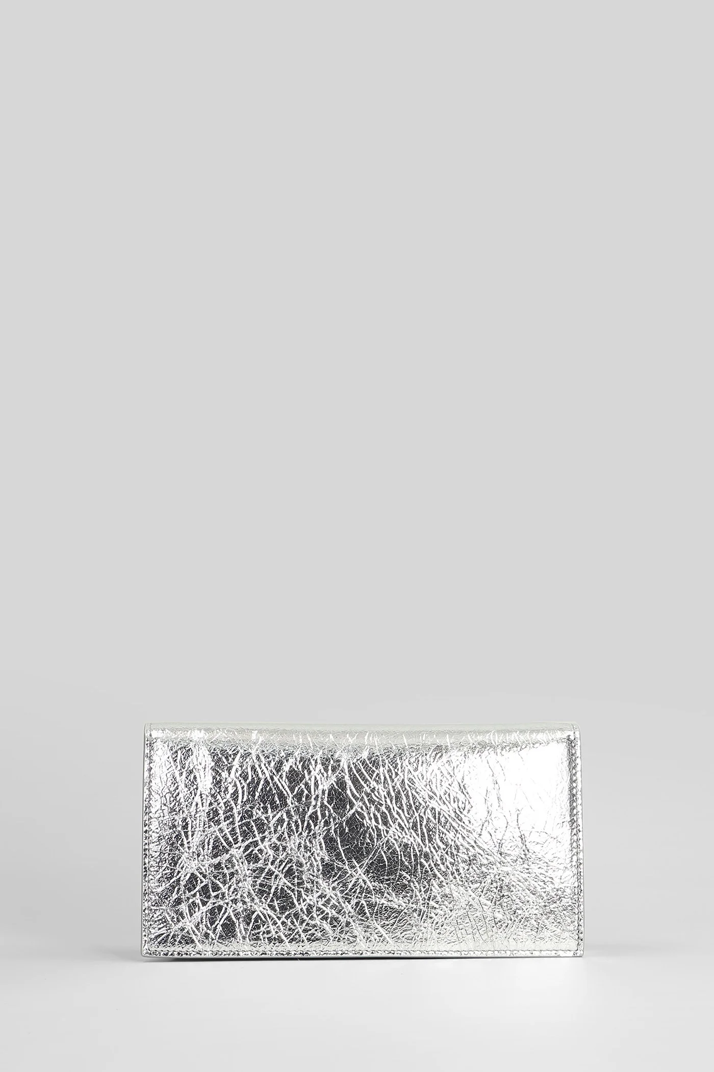 Loubi54 Shoulder bag in silver leather - Image 3
