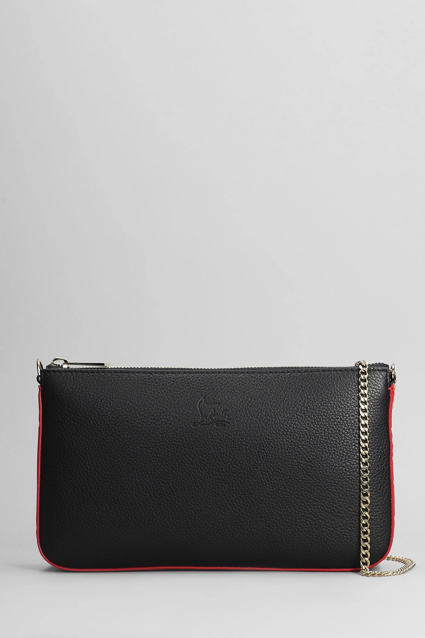 Loubila Shoulder bag in black leather