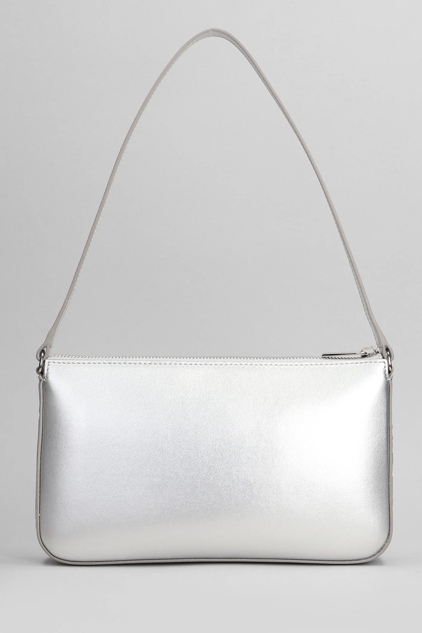 Loubila Shoulder bag in silver leather - Image 3
