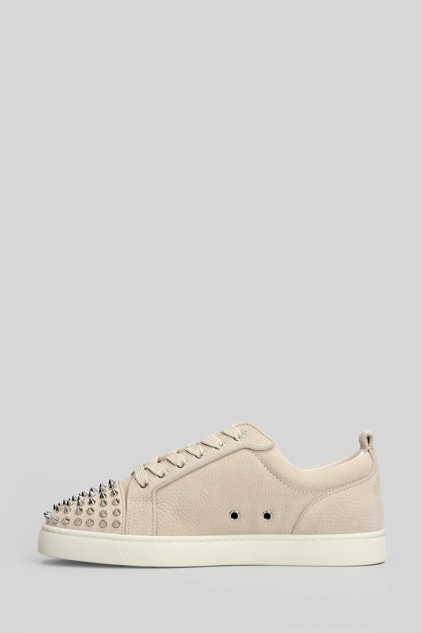 Louis junior spikes Sneakers in beige leather - Image 3