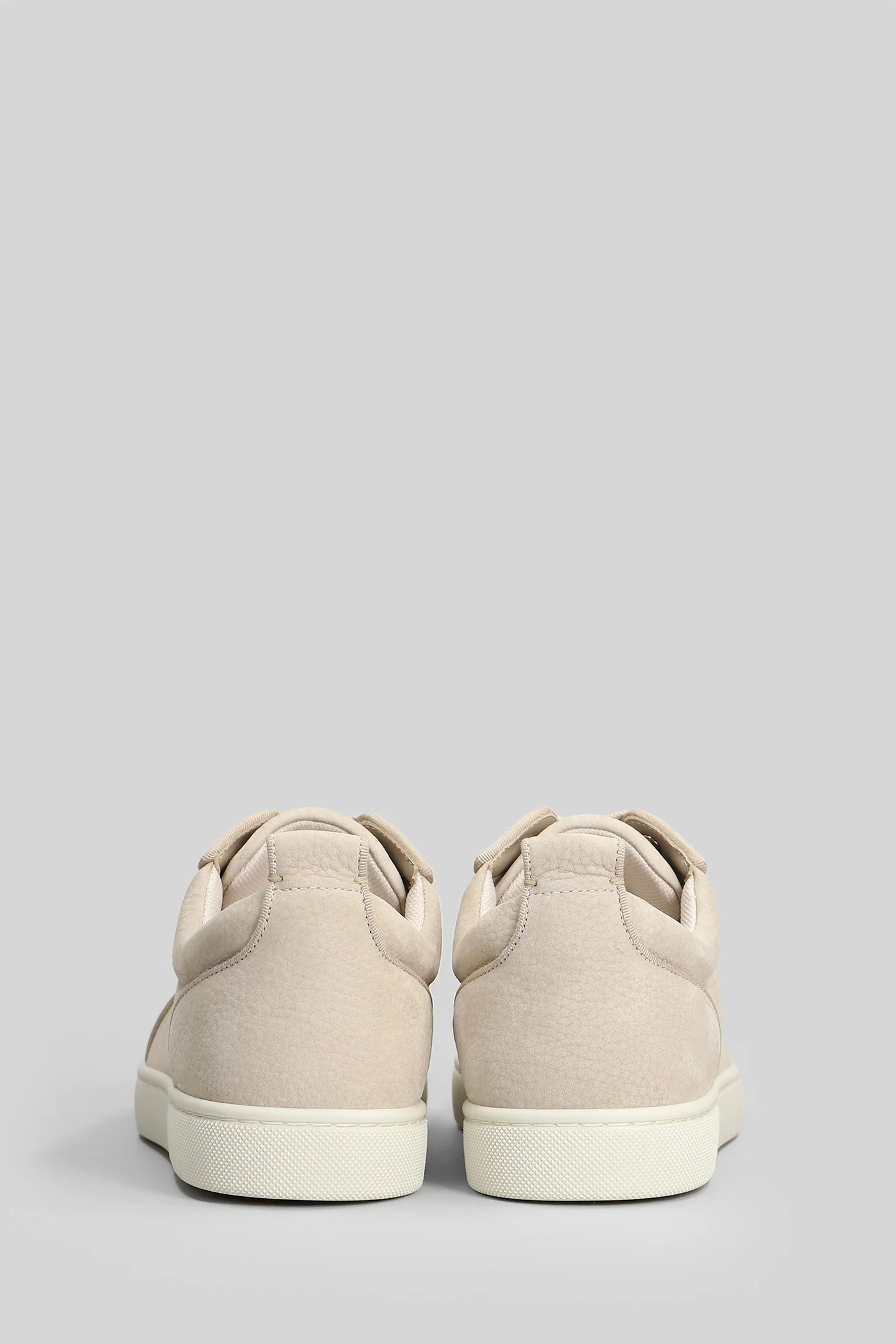 Louis junior spikes Sneakers in beige leather - Image 4