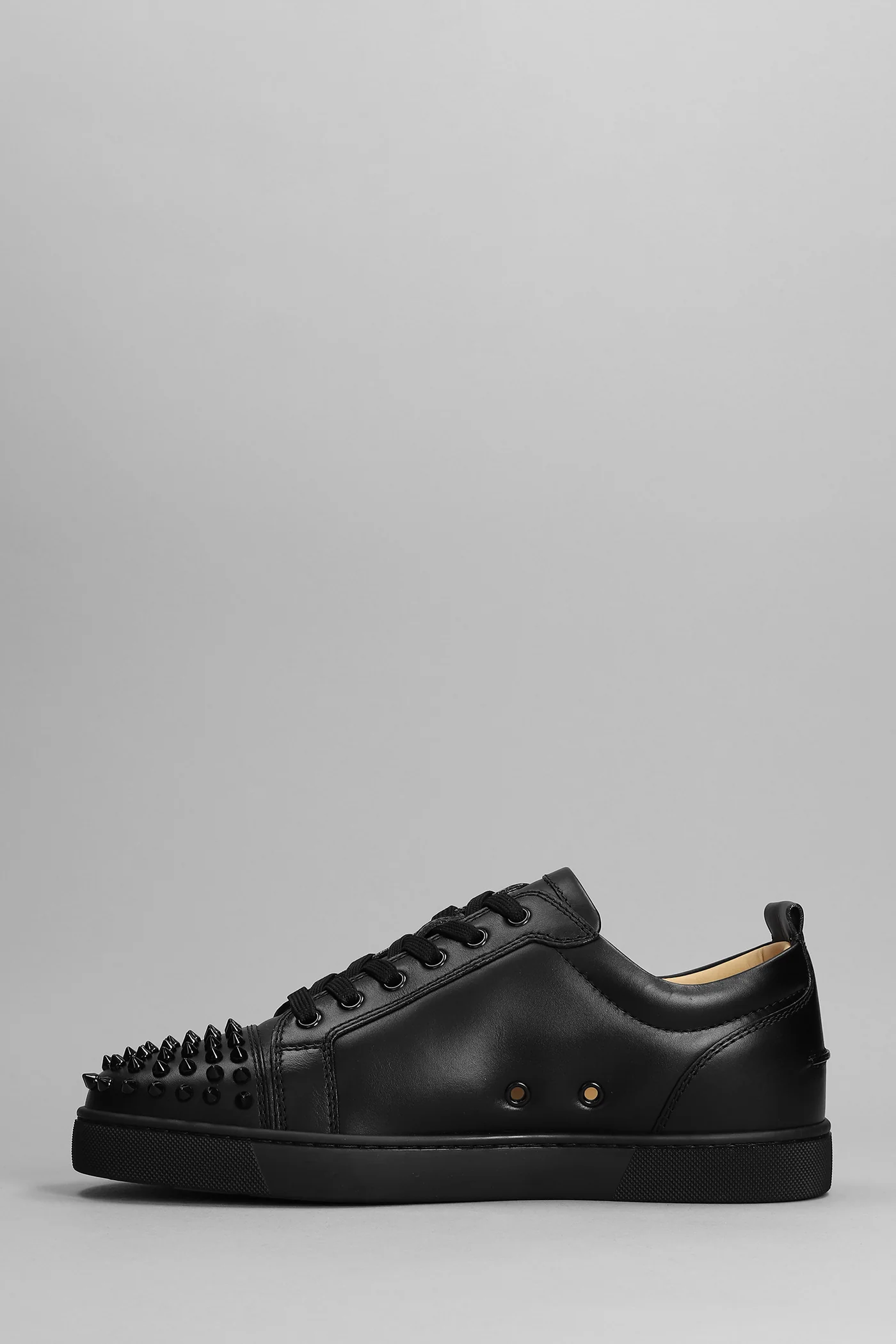 Louis junior spikes Sneakers in black leather - Image 3