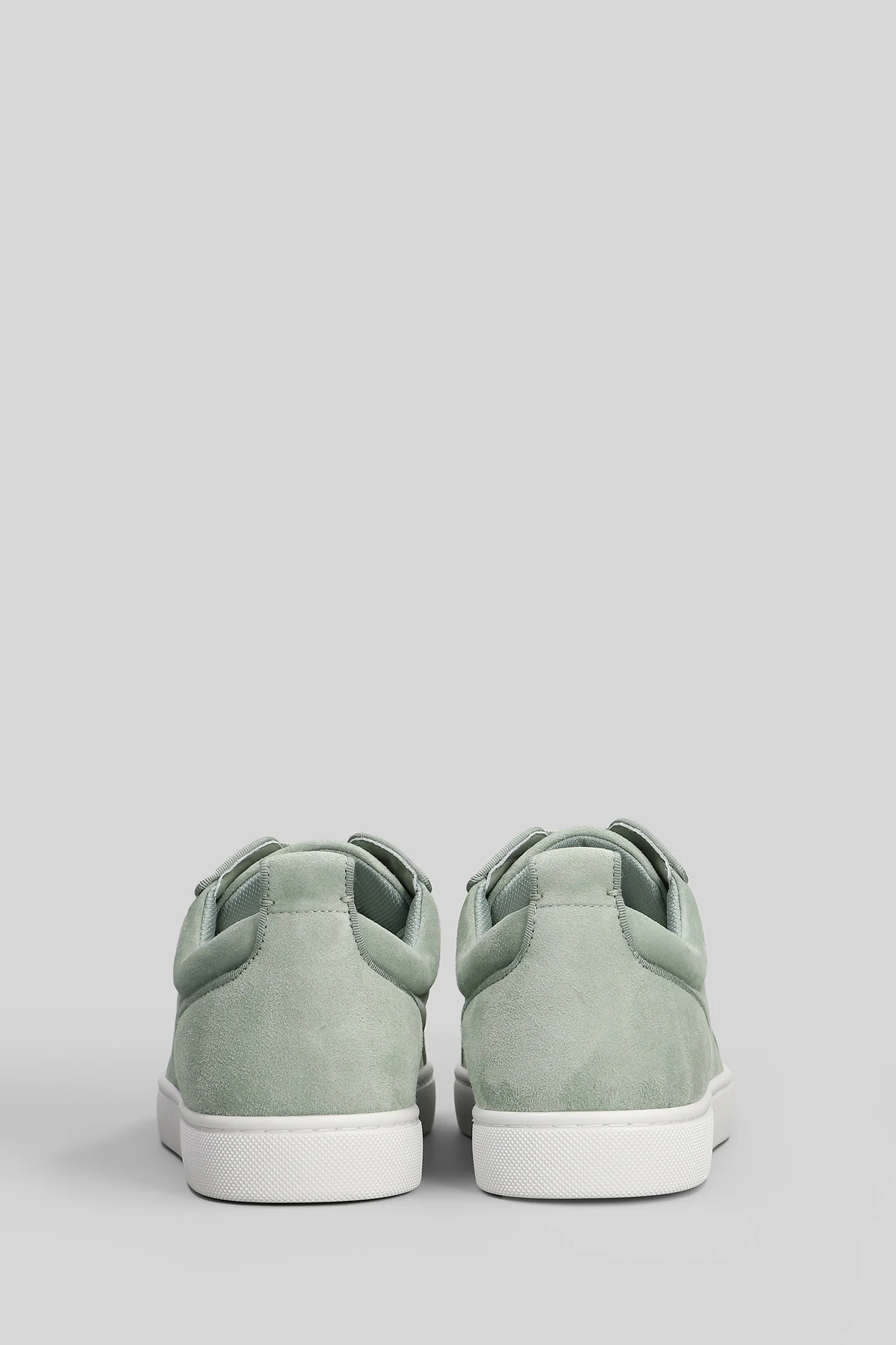 Louis junior spikes Sneakers in green suede - Image 4