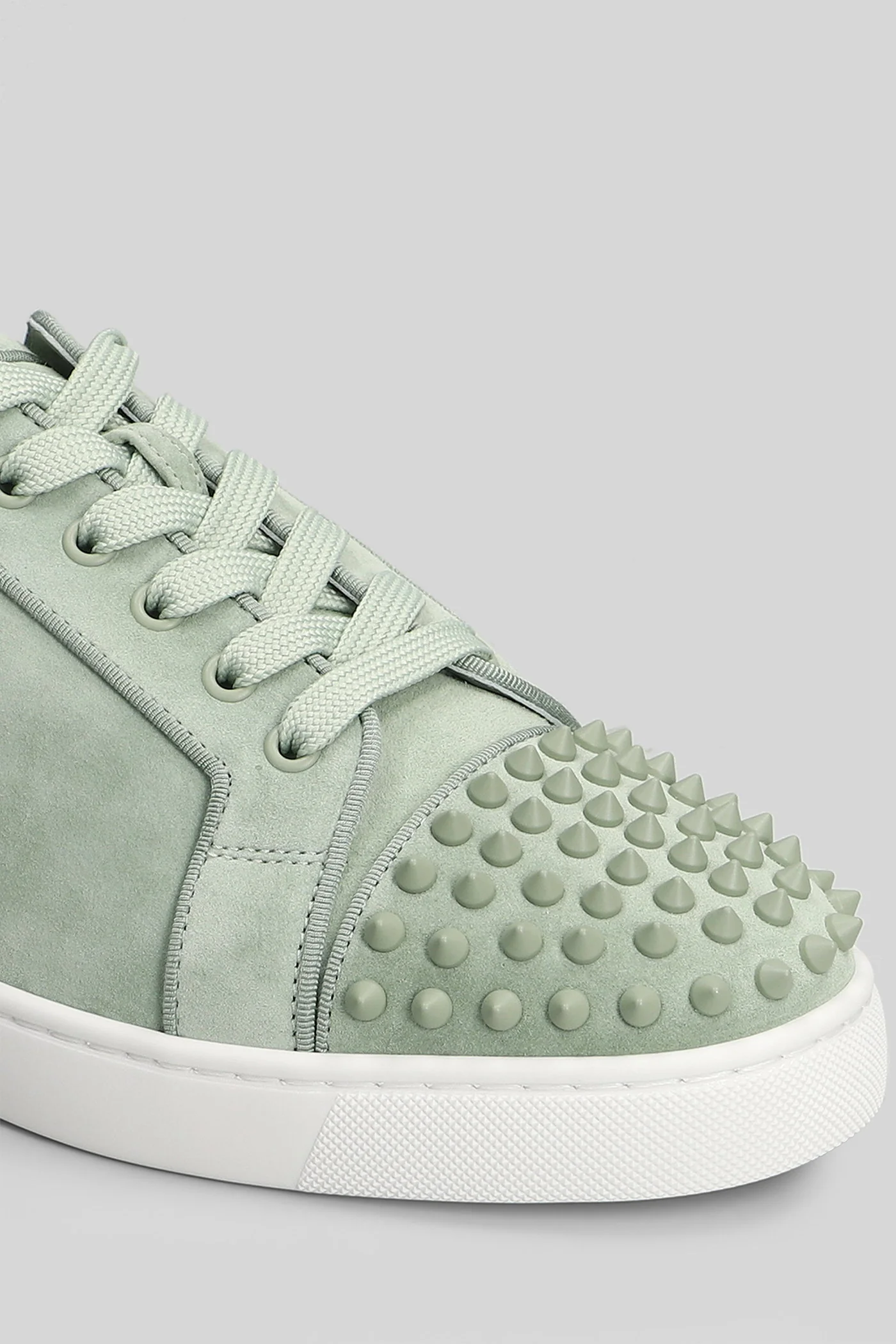 Louis junior spikes Sneakers in green suede - Image 5