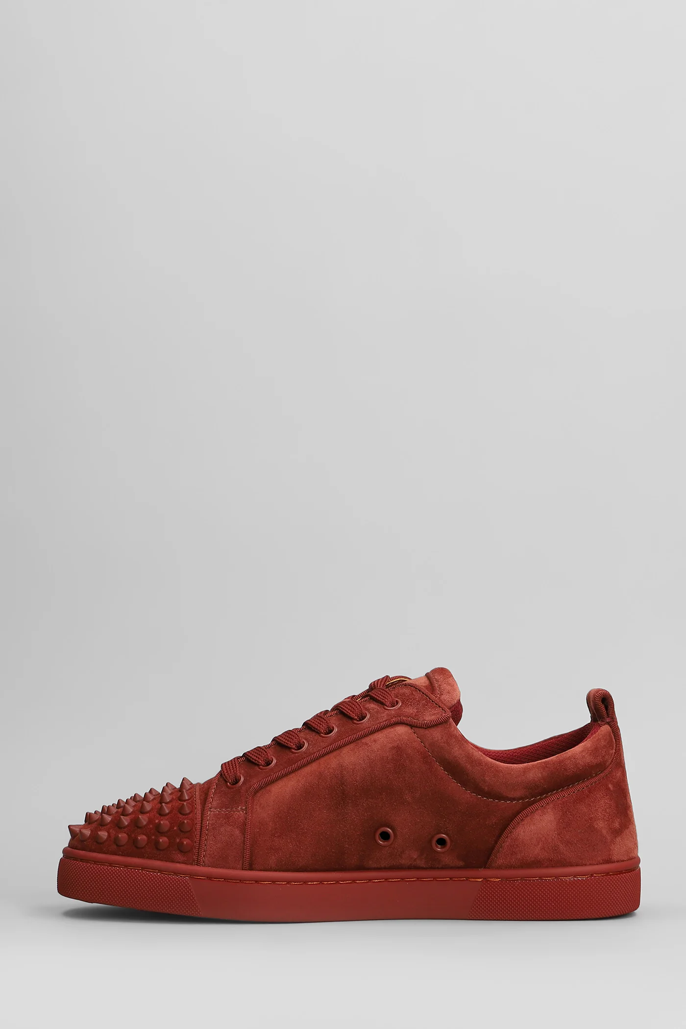 Louis junior spikes Sneakers in red suede - Image 3