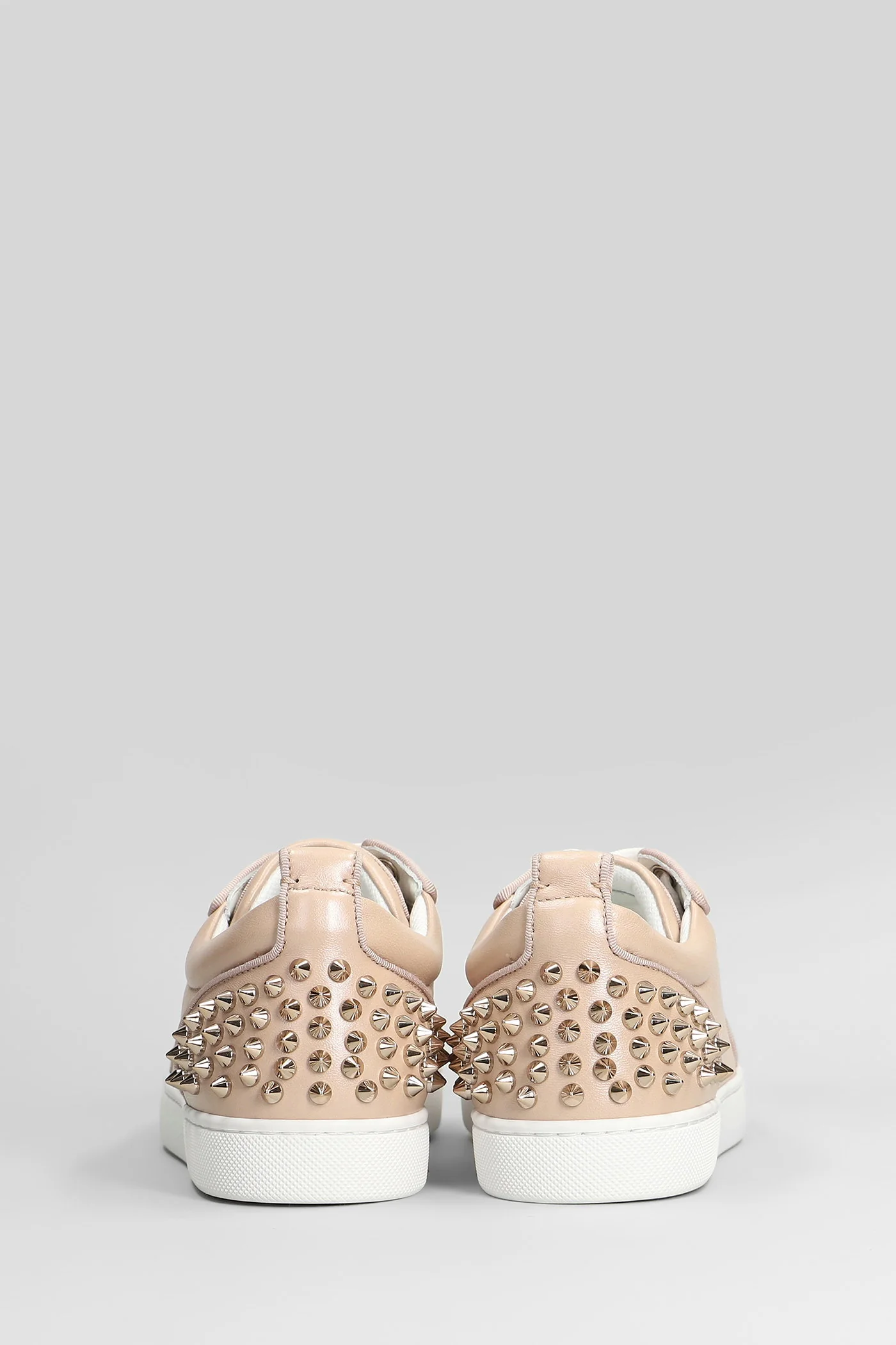 Louis junior spikes Sneakers in rose-pink leather - Image 4