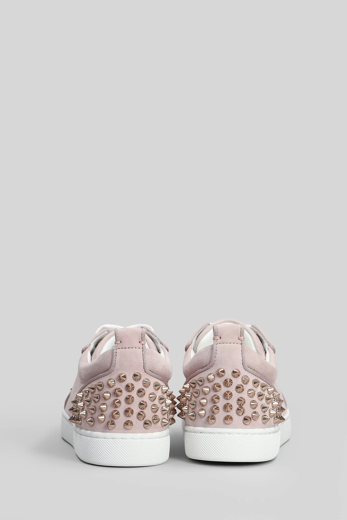 Louis Junior Spikes Sneakers in rose-pink suede - Image 19