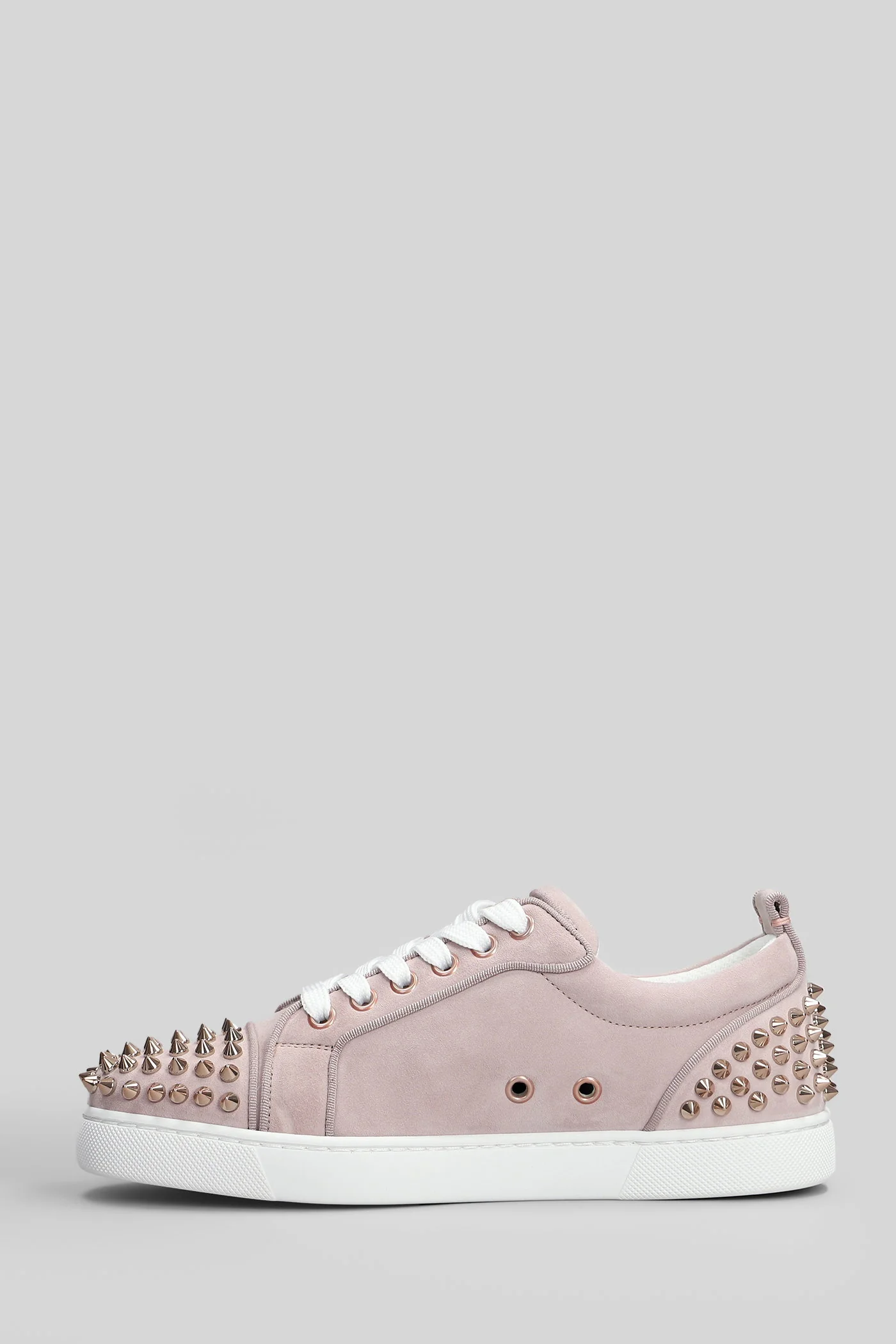 Louis Junior Spikes Sneakers in rose-pink suede - Image 28
