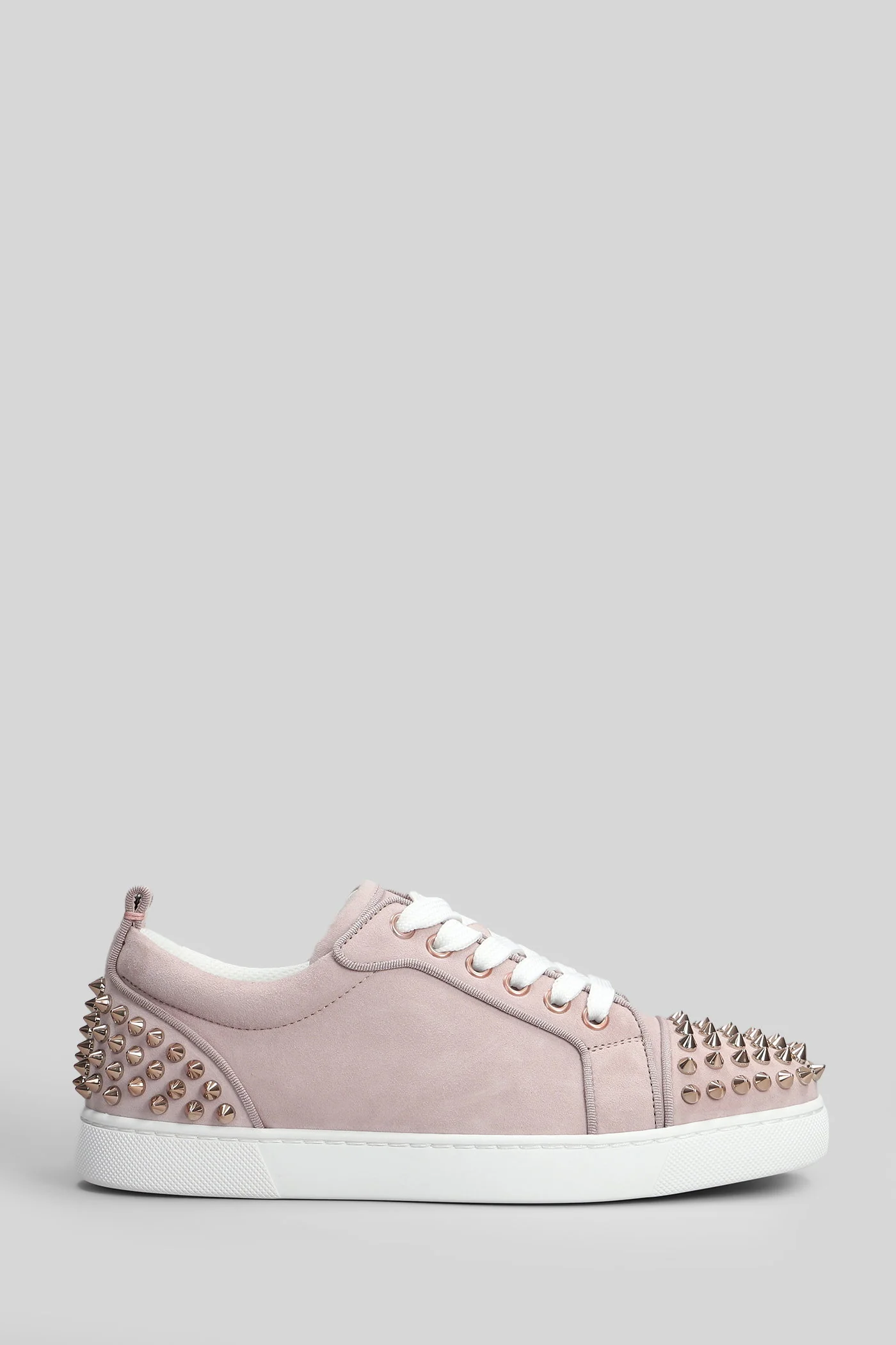 Louis Junior Spikes Sneakers in rose-pink suede - Image 31